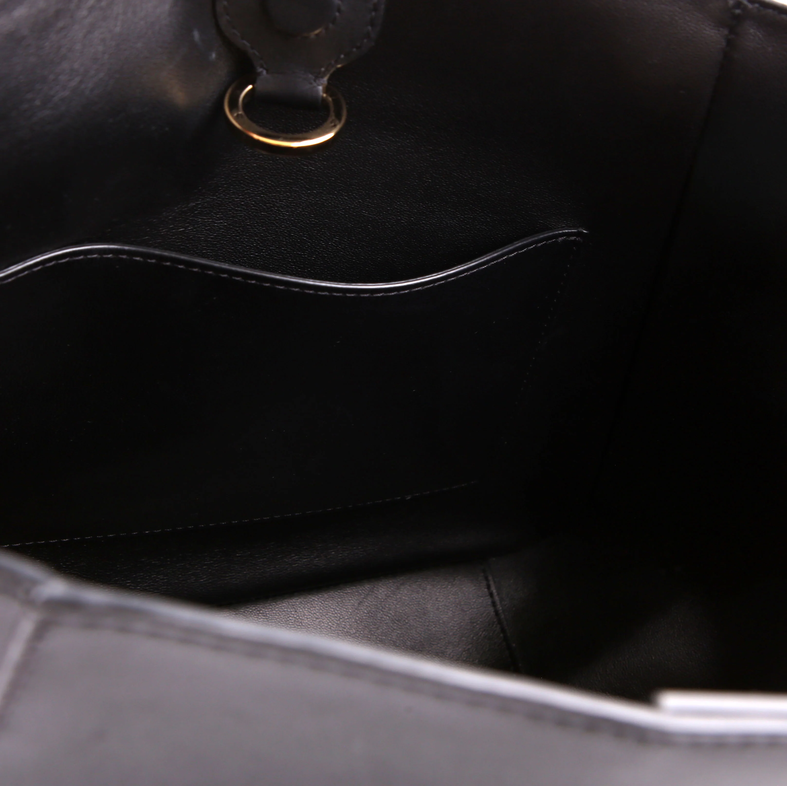 Vlogo Side Bucket Bag Black - Image 10