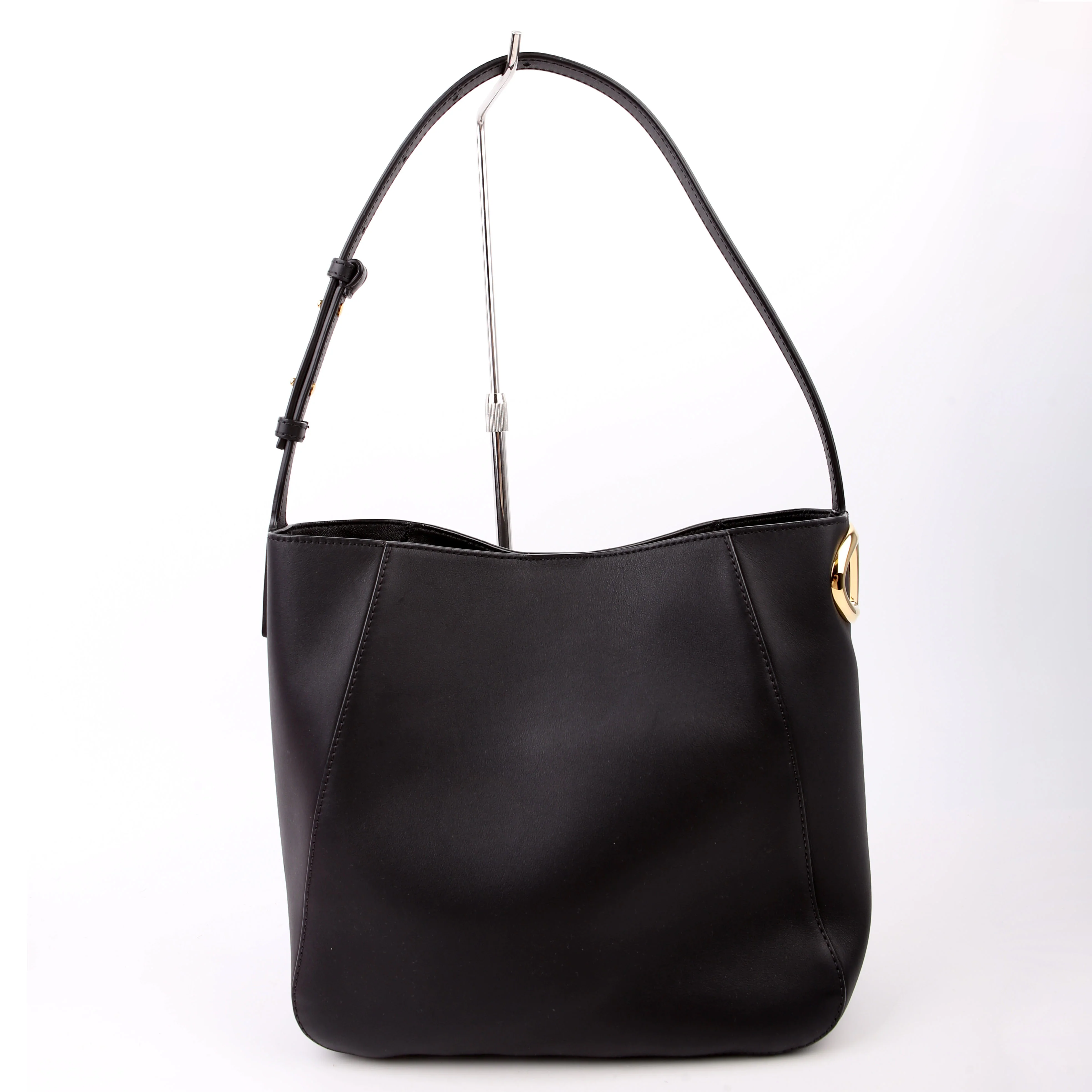 Vlogo Side Bucket Bag Black - Image 3