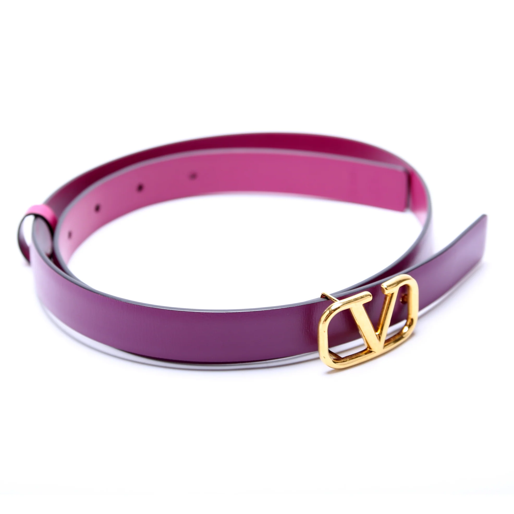 Vlogo Signature 20MM Reversible Leather Belt Size 70/98 - Image 2