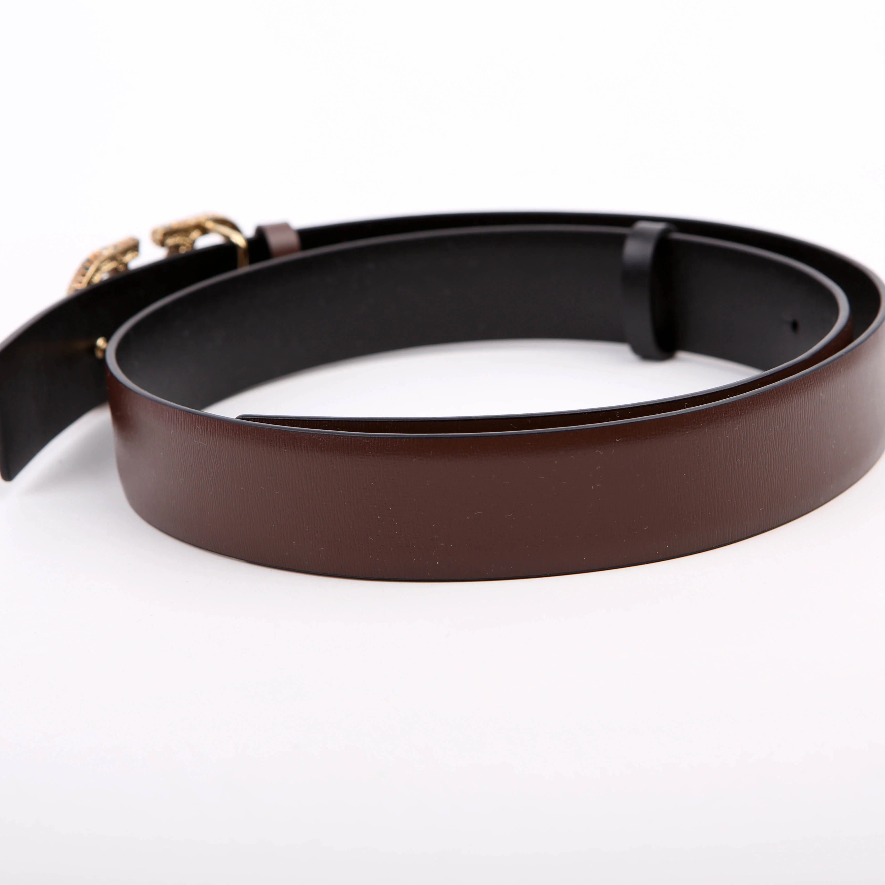 Vlogo Signature Swarovski 40MM Reversible Belt Size 85/34 Brown/Black - Image 2