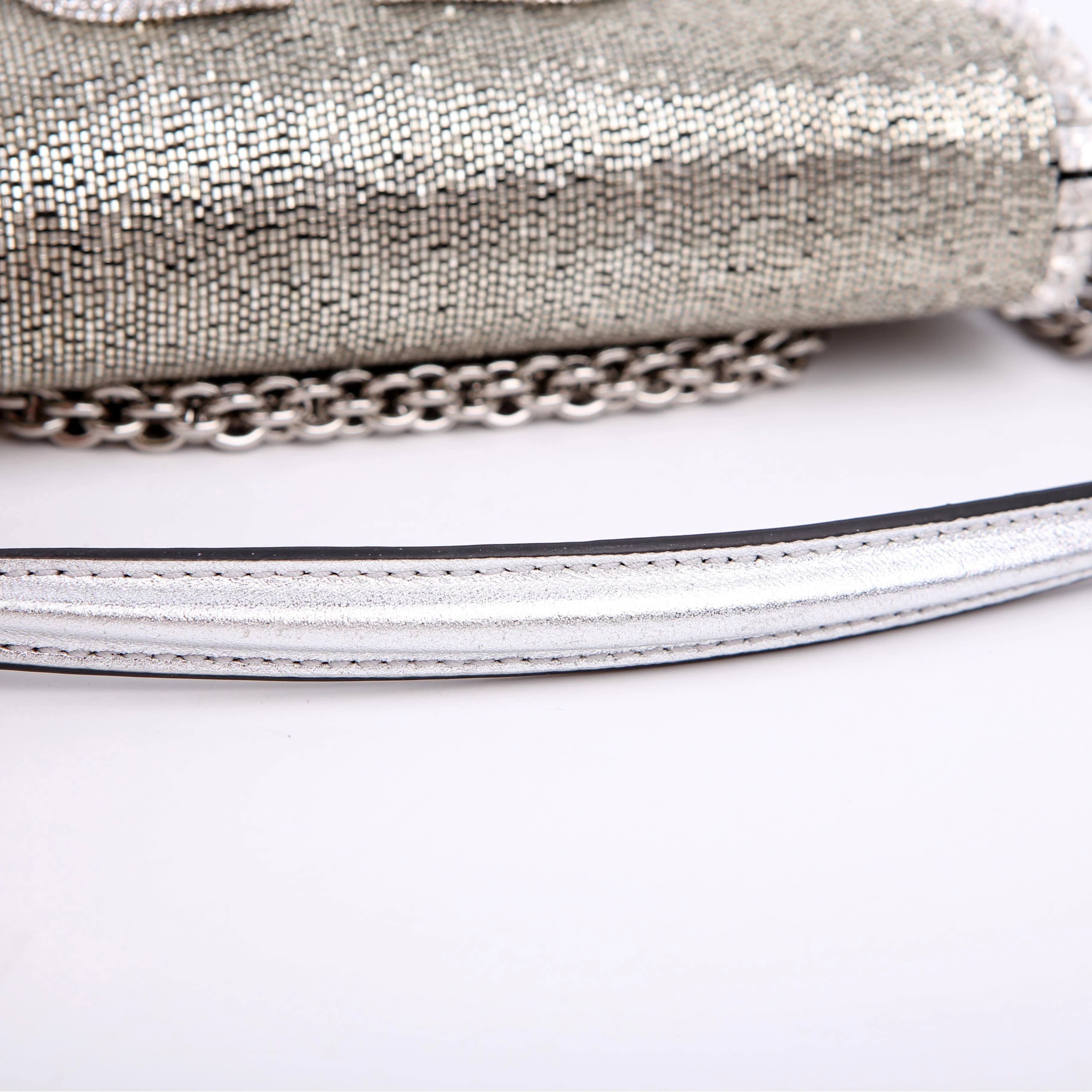 Vlogo Small Loco Crystal Embellished Silver - Image 7