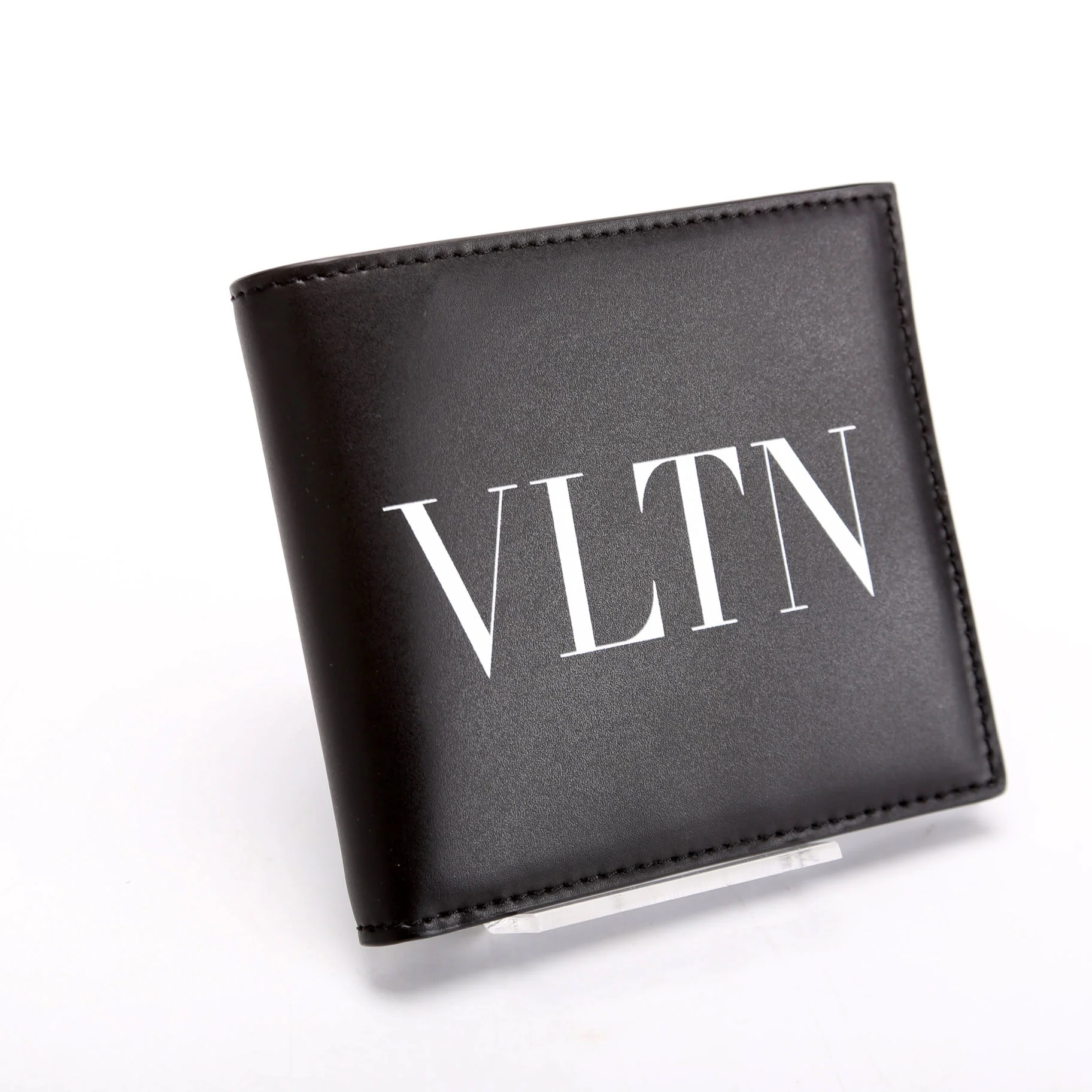 VLTN Bi-Fold Men's Wallet Black/White - Image 2