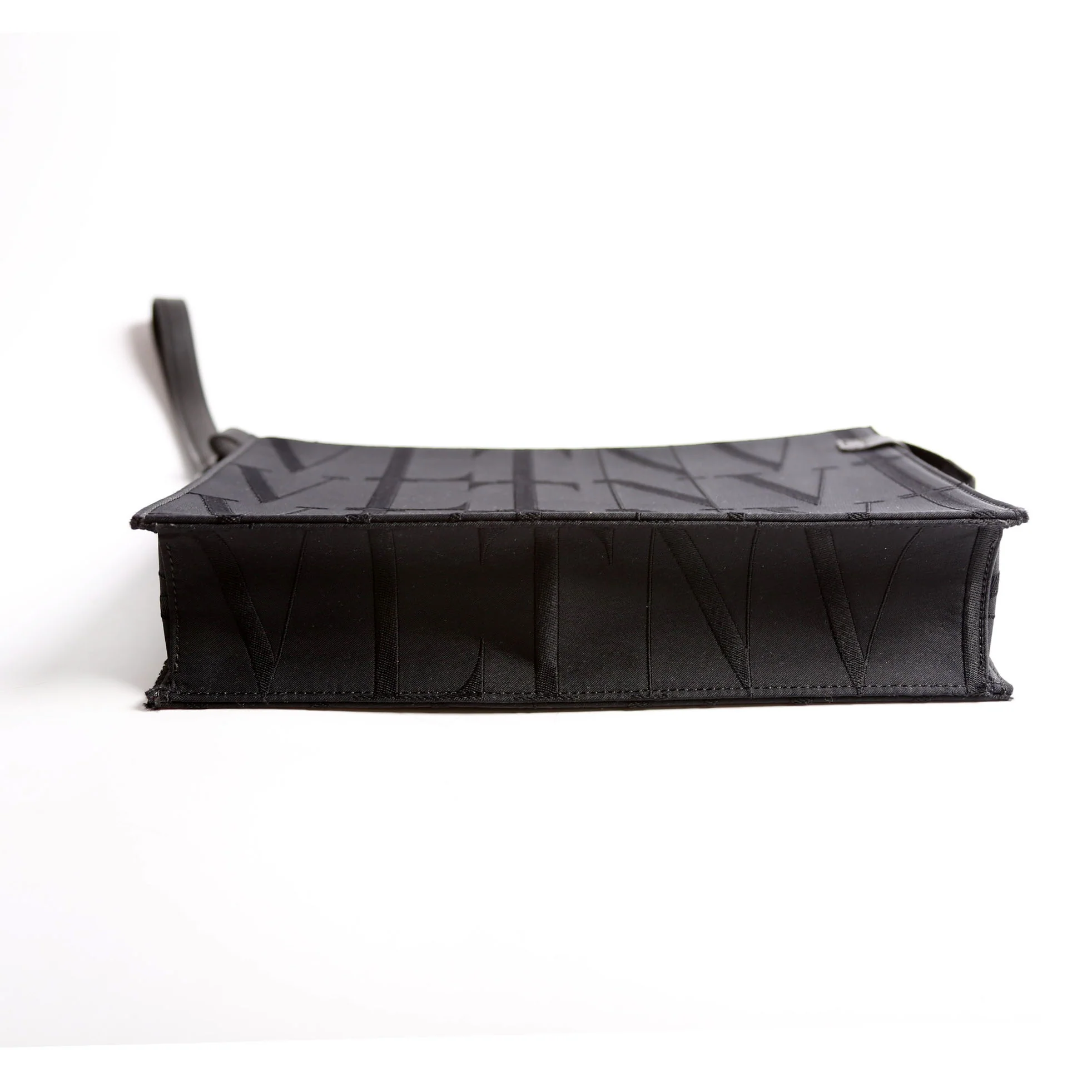 VLTN Times Jacquard Clutch Black - Image 5