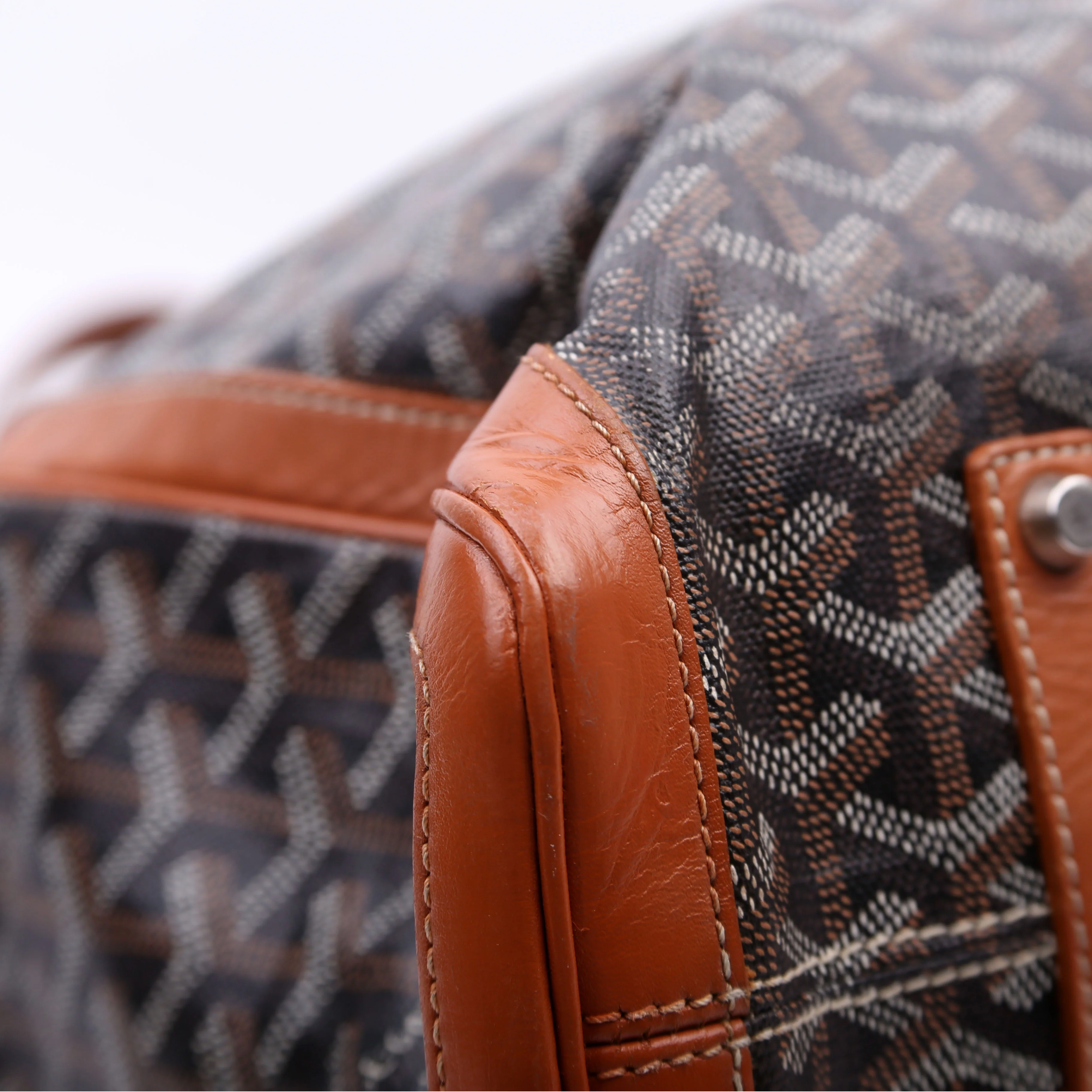 Voltaire Goyardine Canvas Tote - Image 5