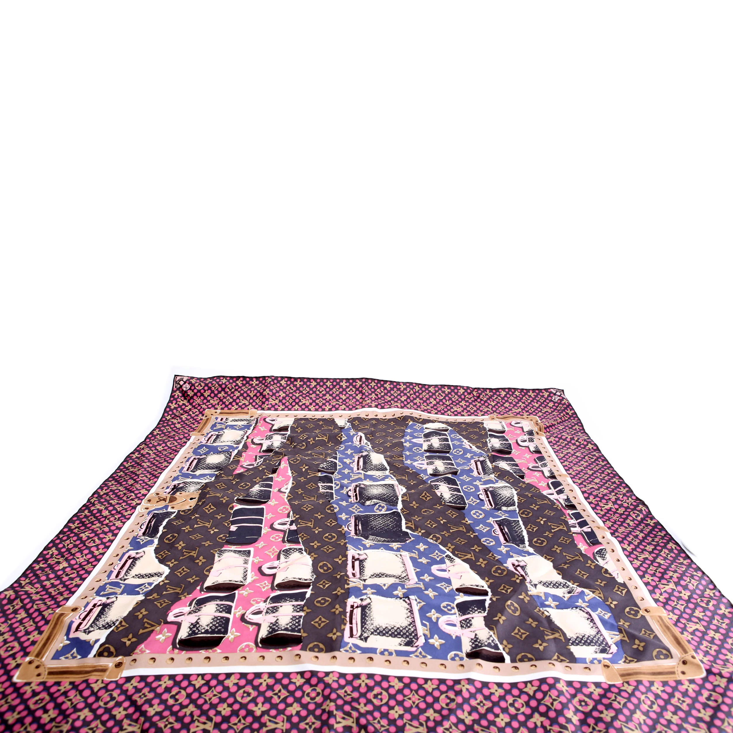 Voyage Keepall Square Silk Scarf - Image 5