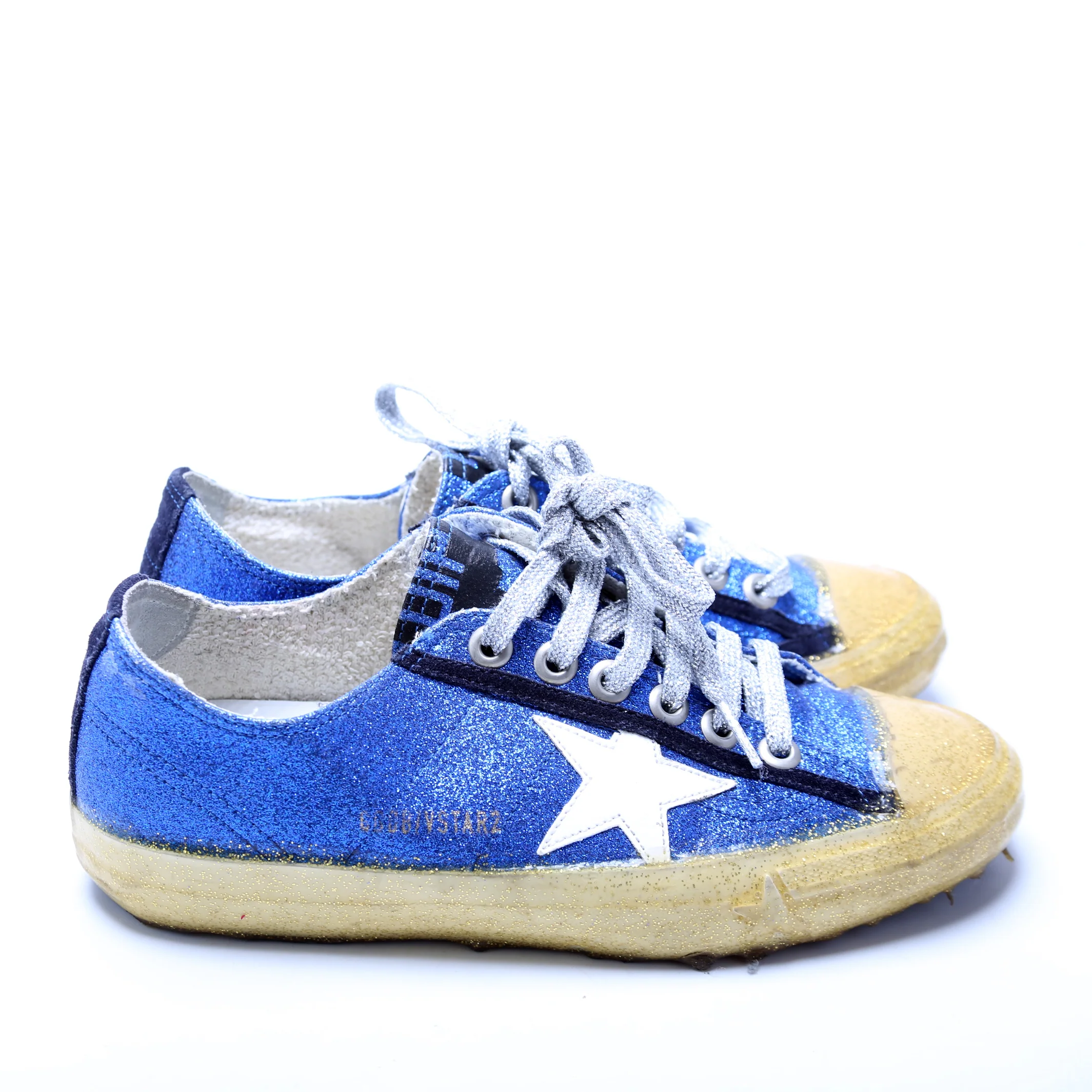VStar2 Glitter Dipped Sole Sneakers Size 38 - Image 3