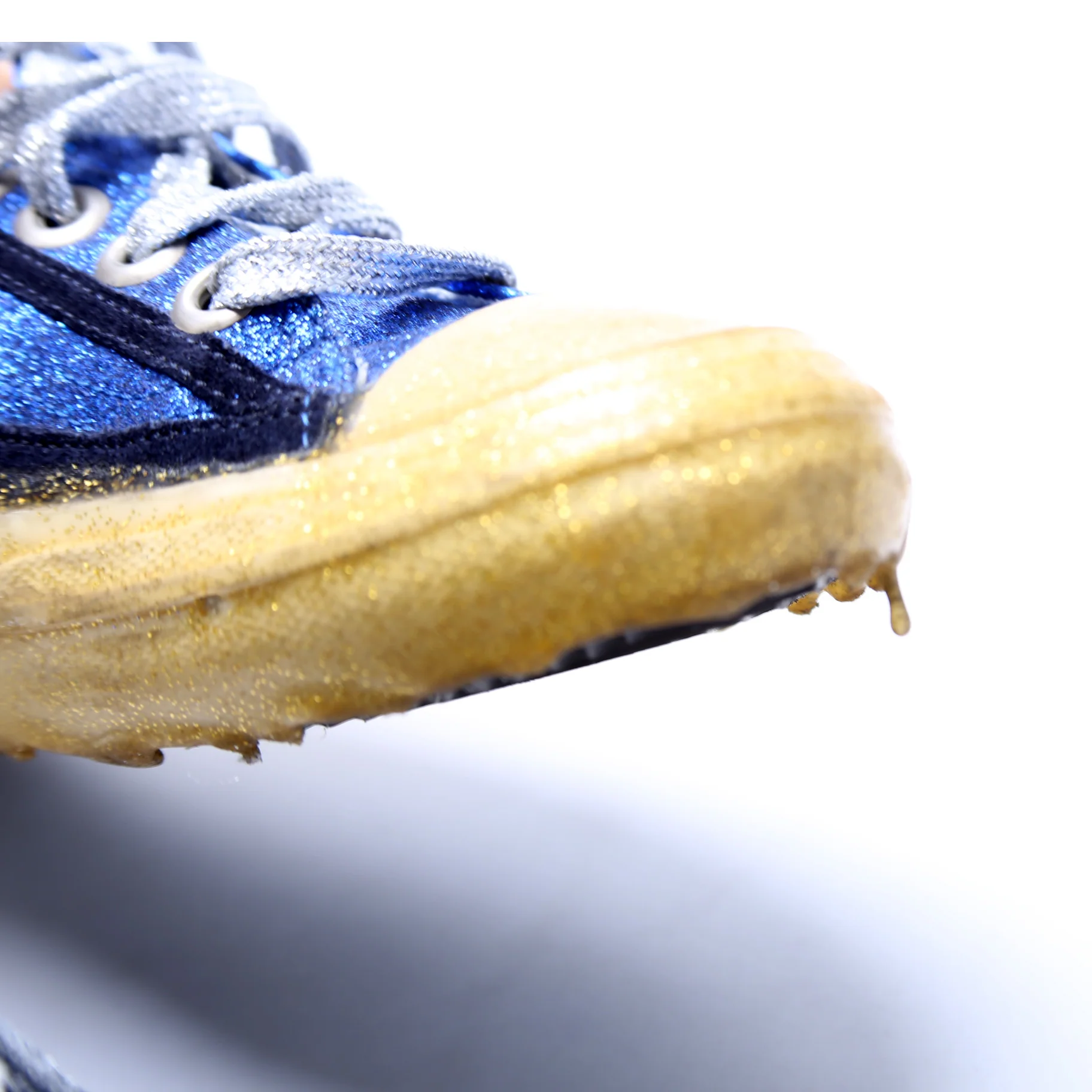 VStar2 Glitter Dipped Sole Sneakers Size 38 - Image 8
