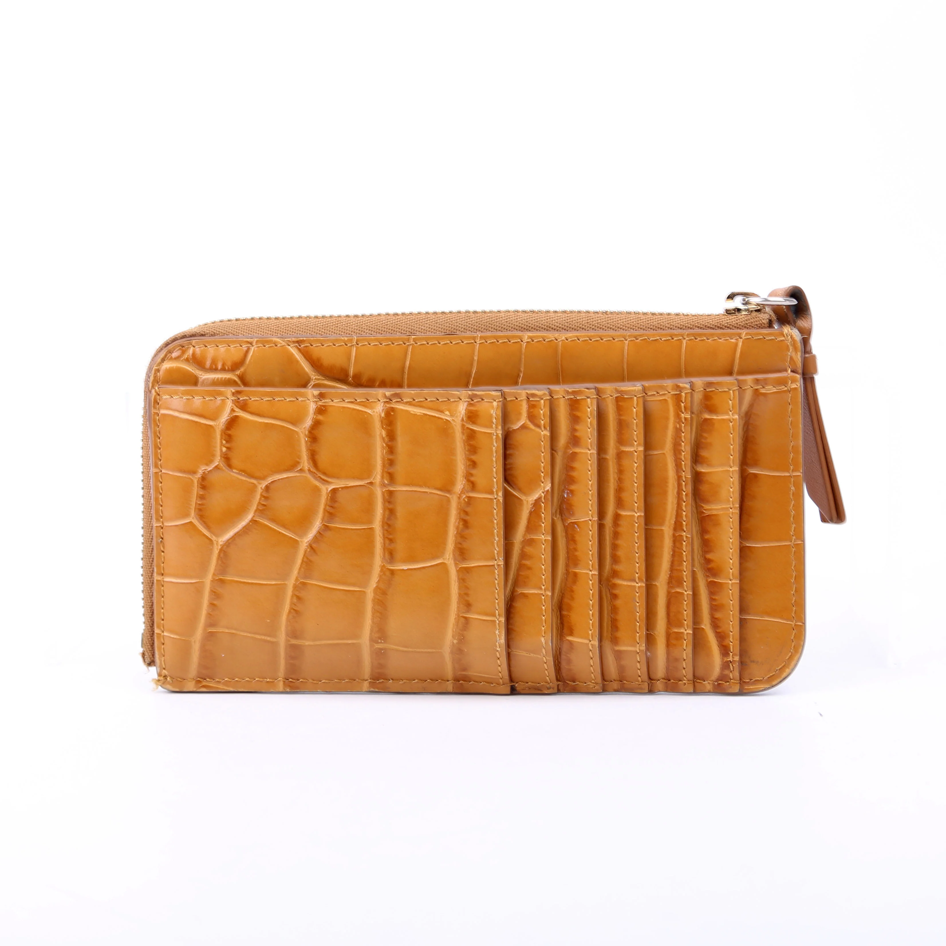Walden Leather Card Holder Tan - Image 2
