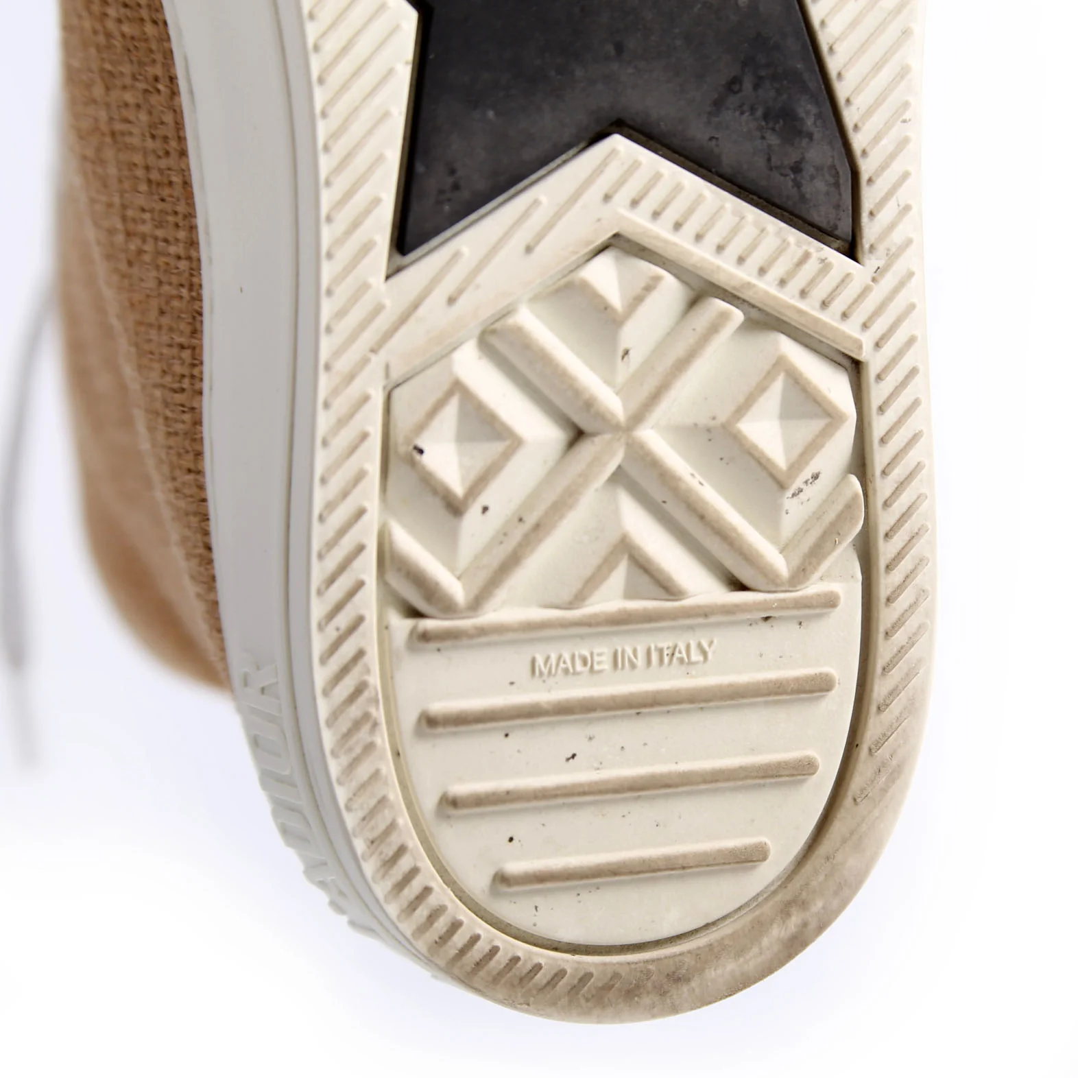 Walk'N'Dior Embroidered Jute Sneakers Beige - Image 7