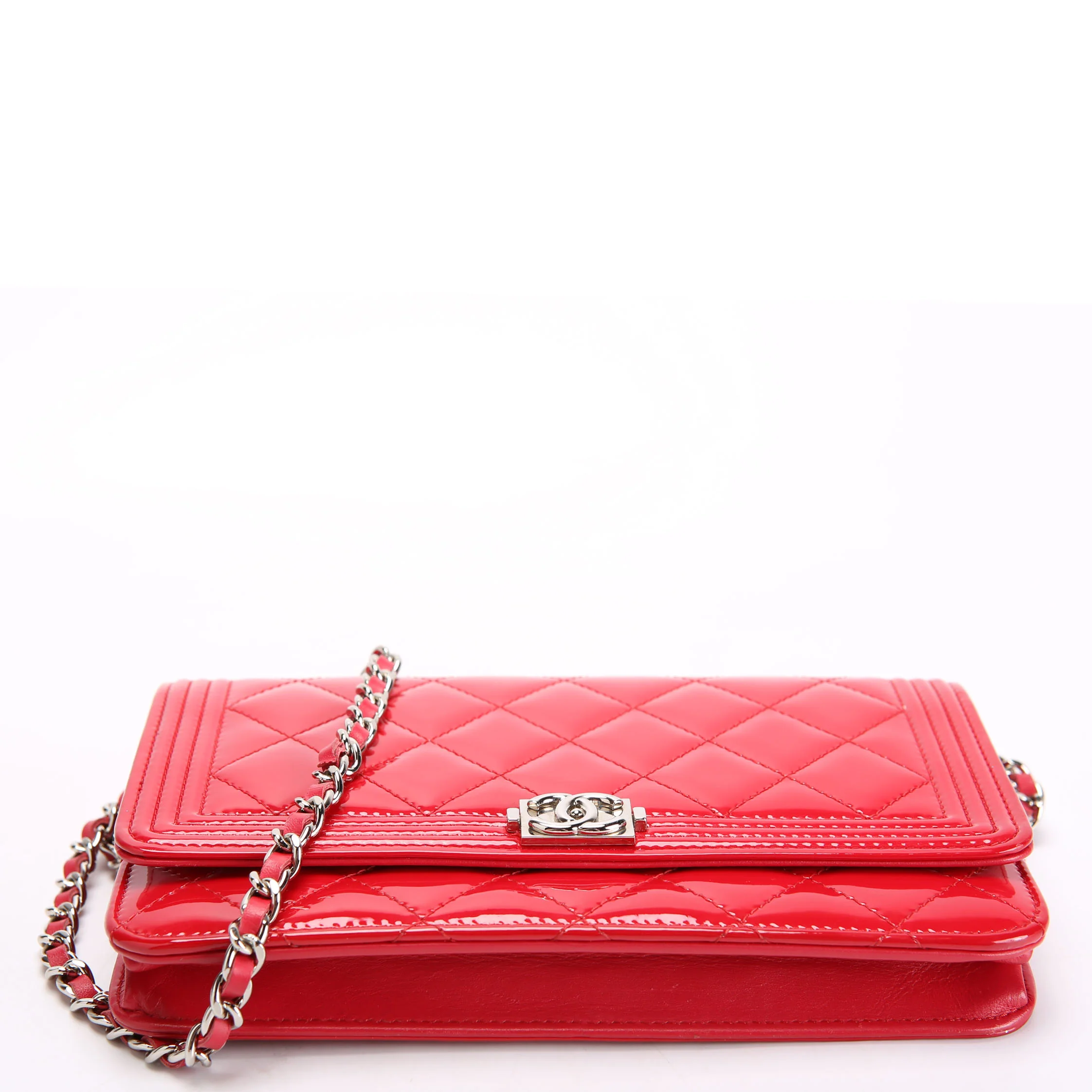 Wallet On Chain Boy Patent Red - Image 4