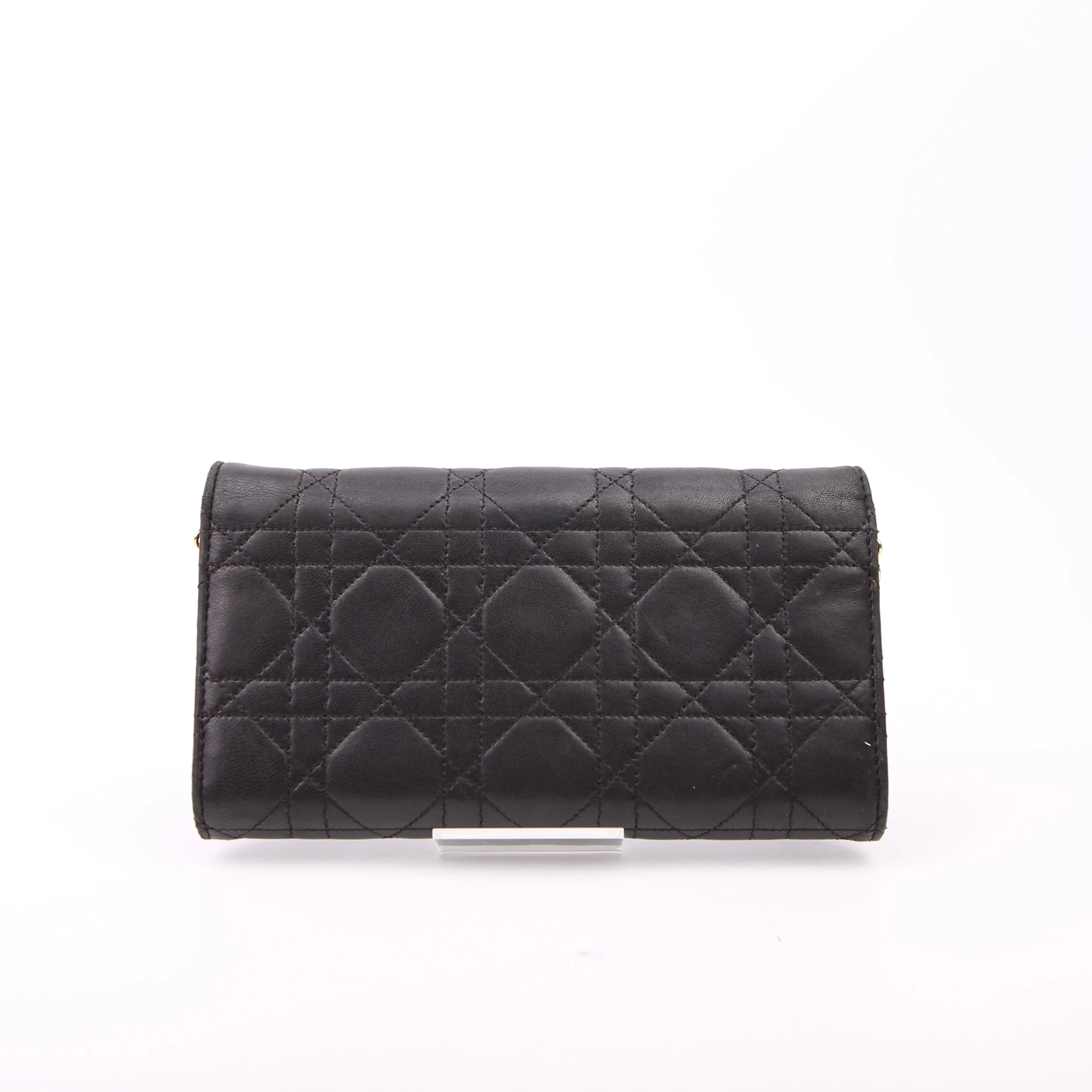Wallet On Chain Cannage Lambskin Black - Image 3