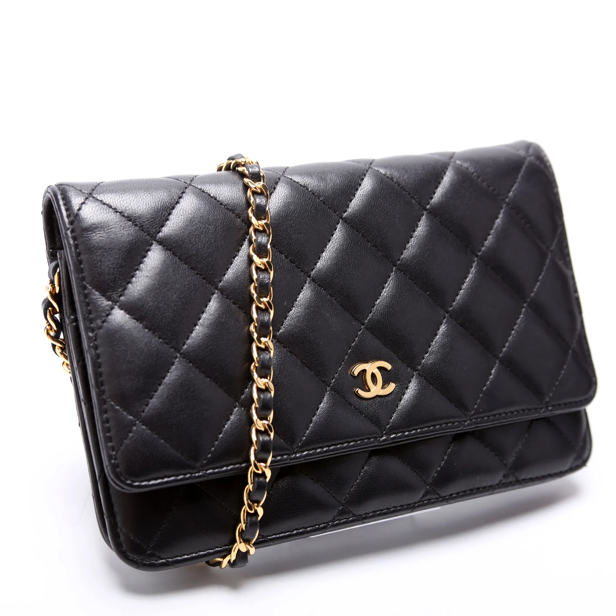 Wallet On Chain Classic Quilted Lambskin - Image 2