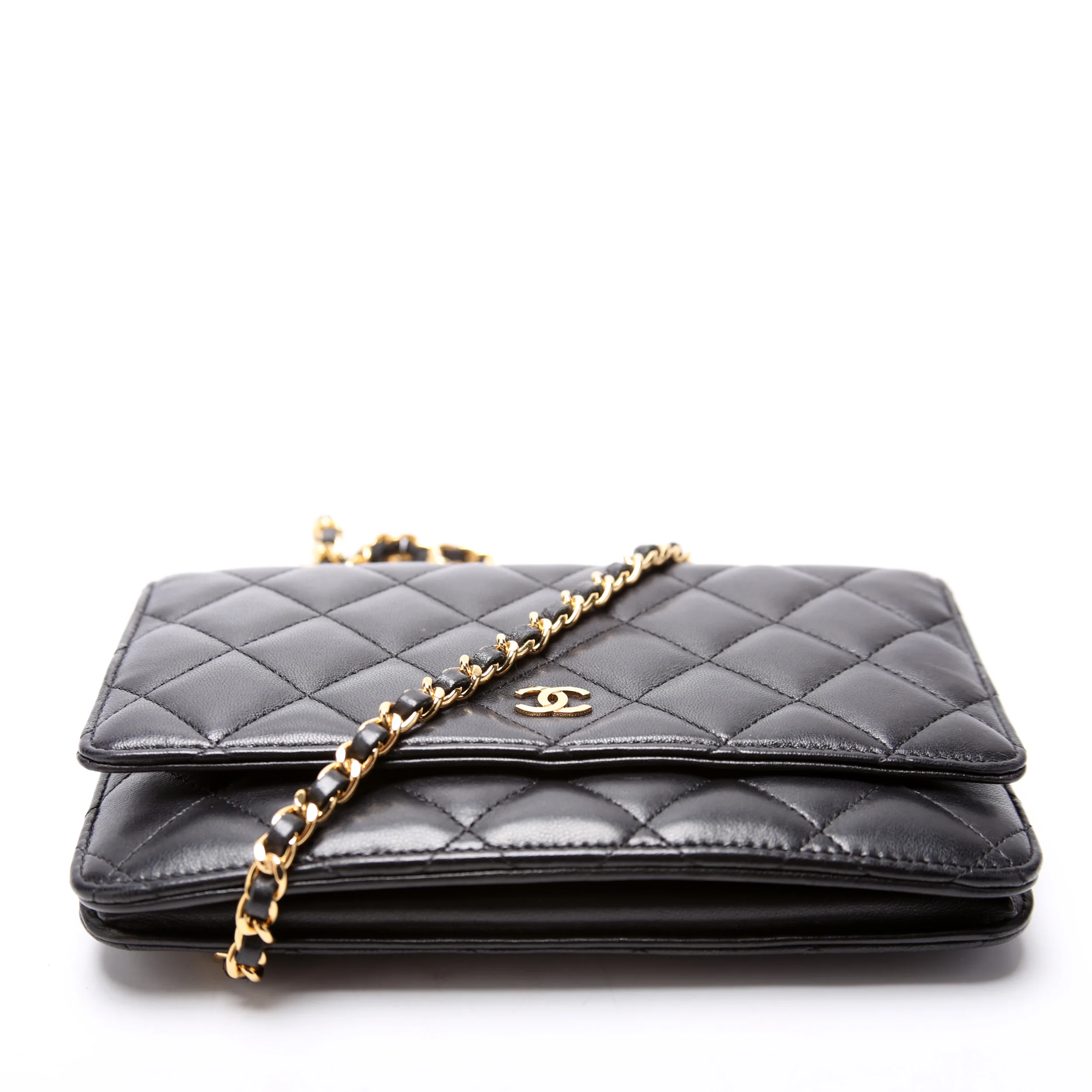Wallet On Chain Classic Quilted Lambskin - Image 4
