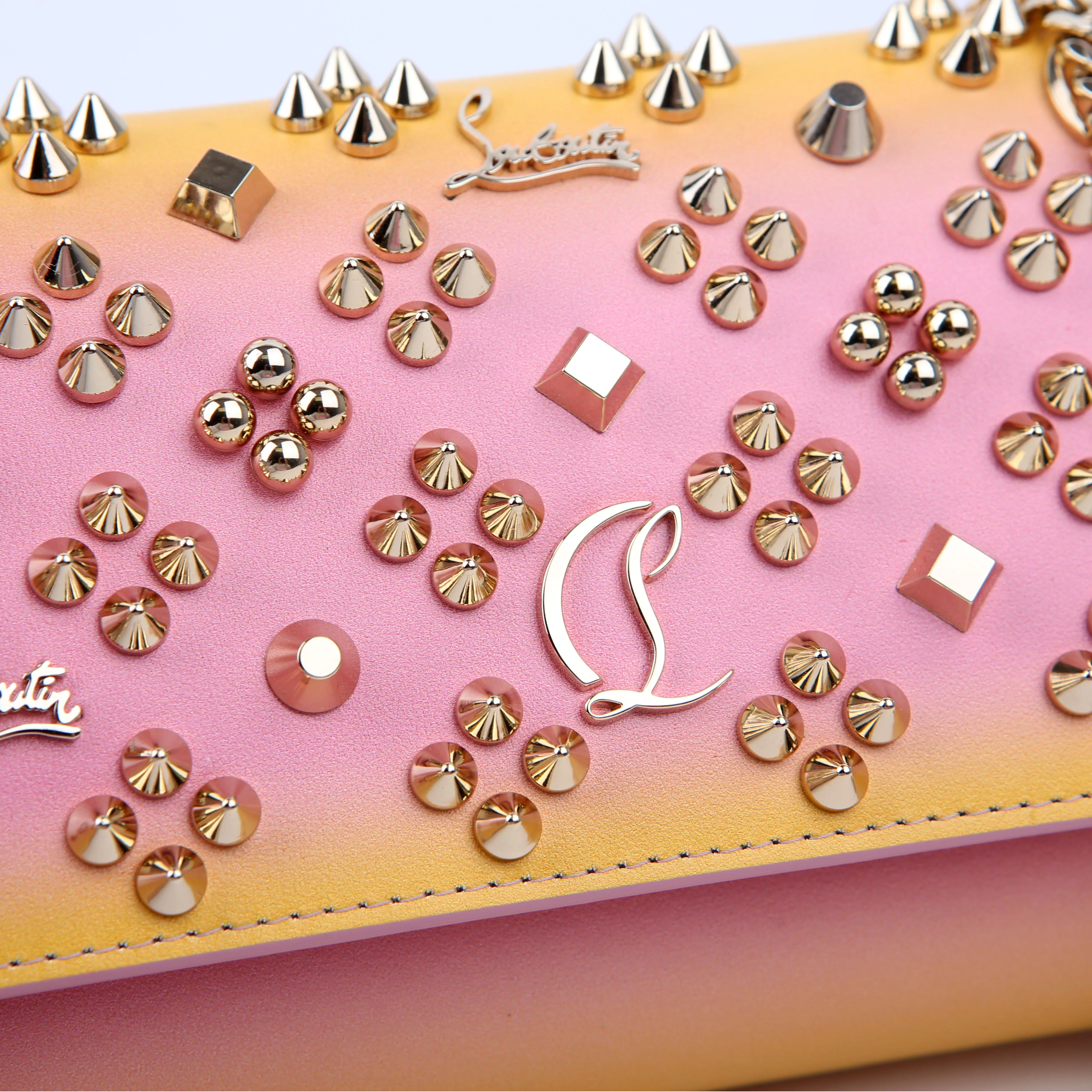 Wallet On Chain Paloma Embellished Yellow/Pink - Image 7