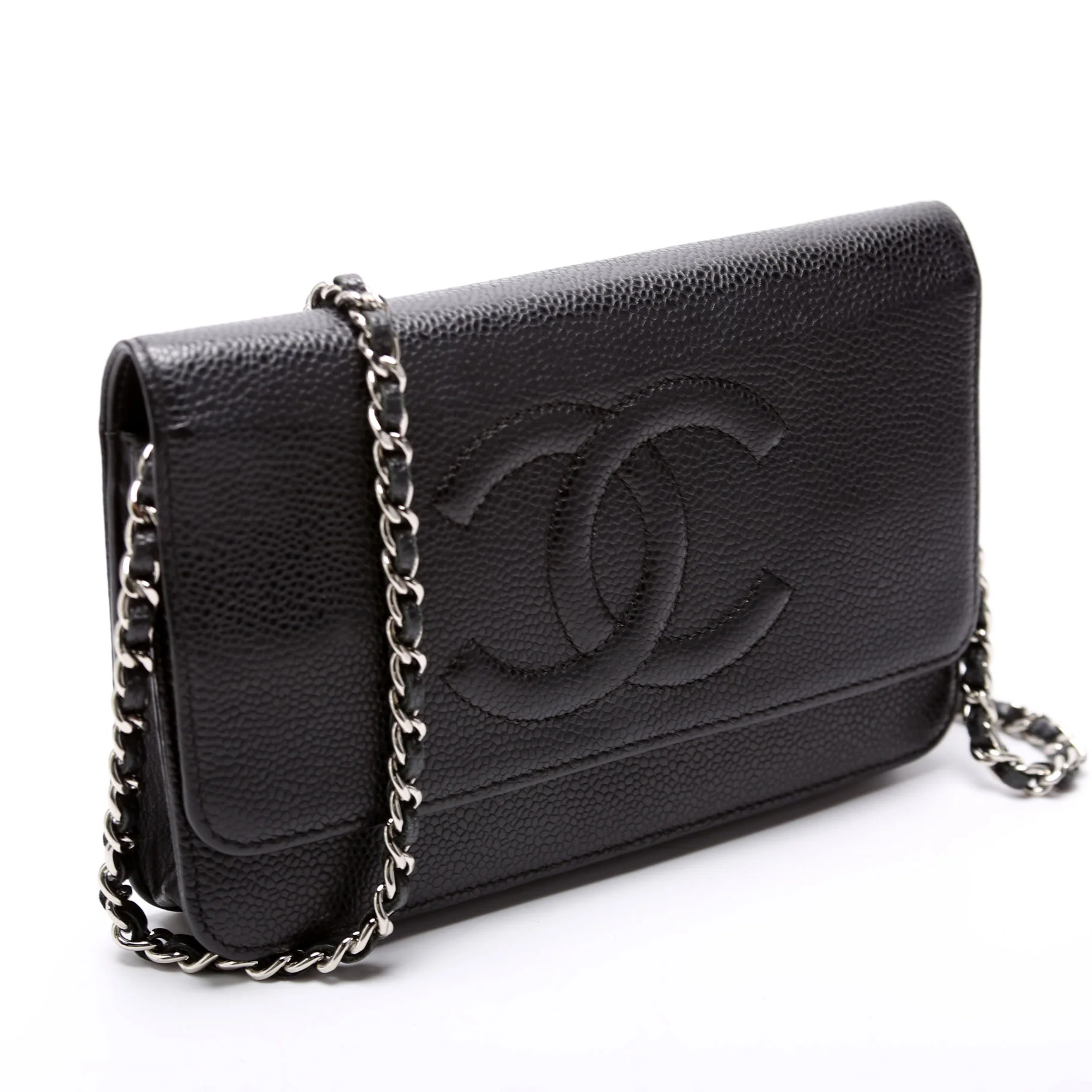Wallet On Chain Timeless CC Caviar Black - Image 2