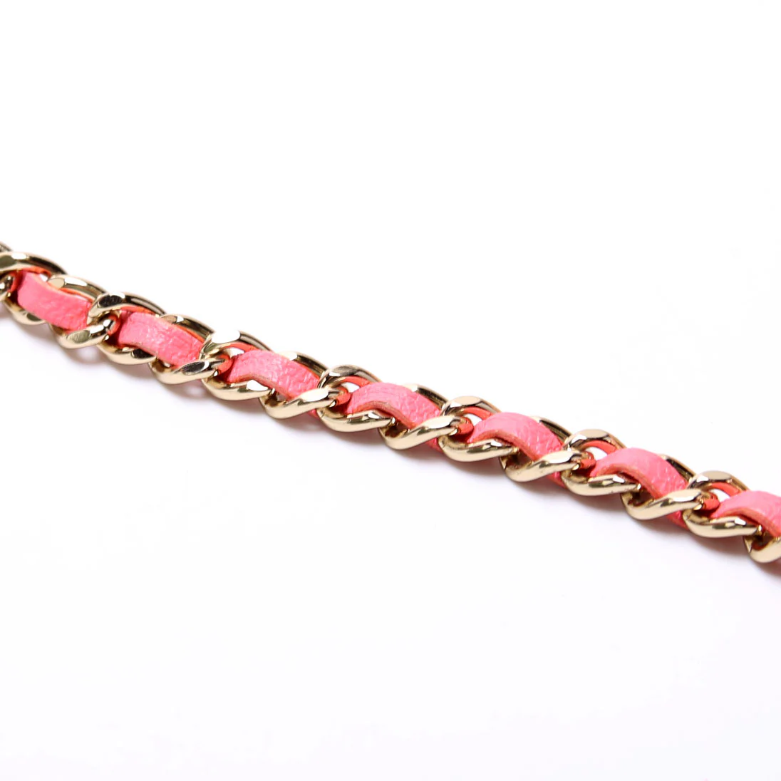 Wallet On Chain Trendy CC Quilted Lambskin RFID Pink - Image 6