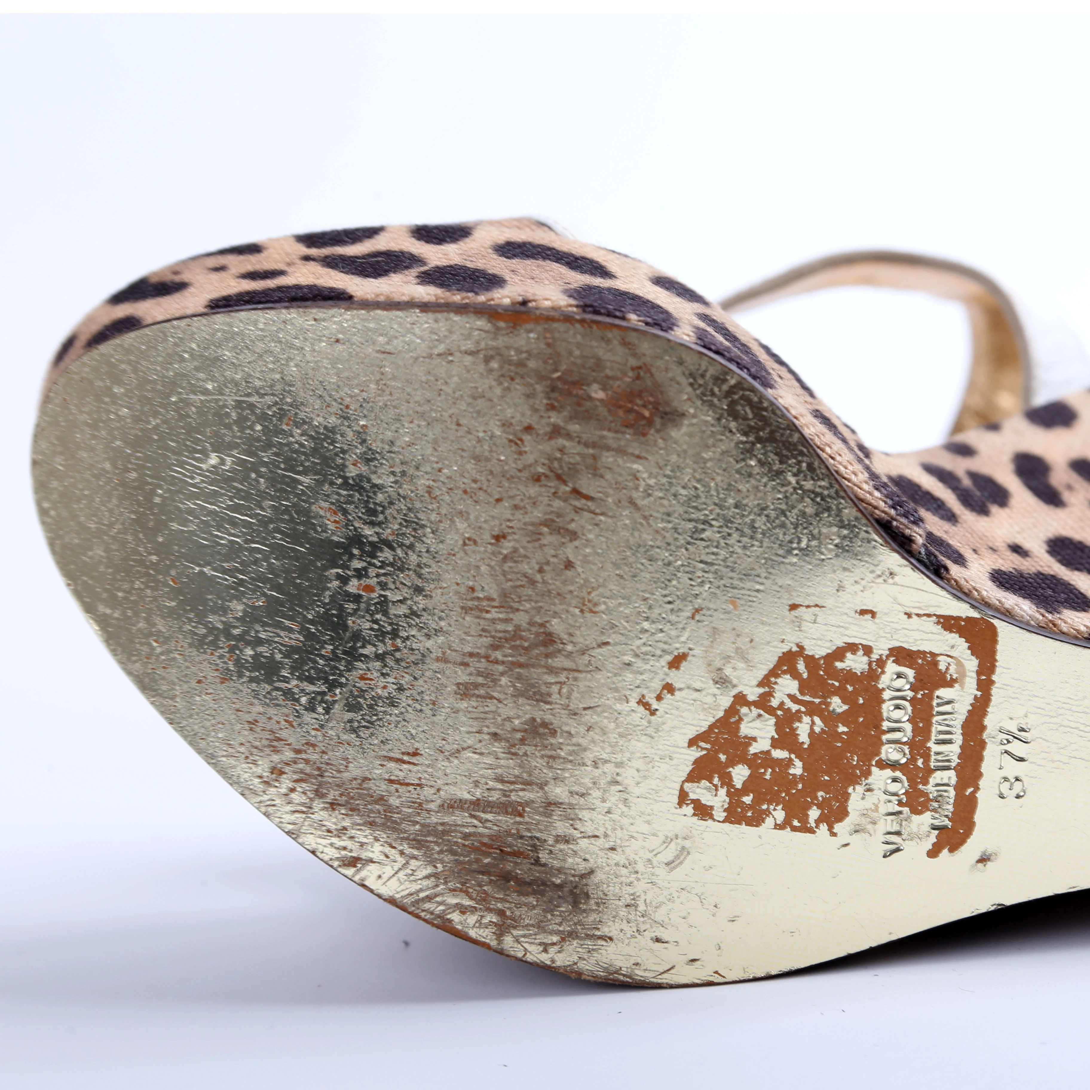 Wedges Leopard Canvas Size 37.5 - Image 6