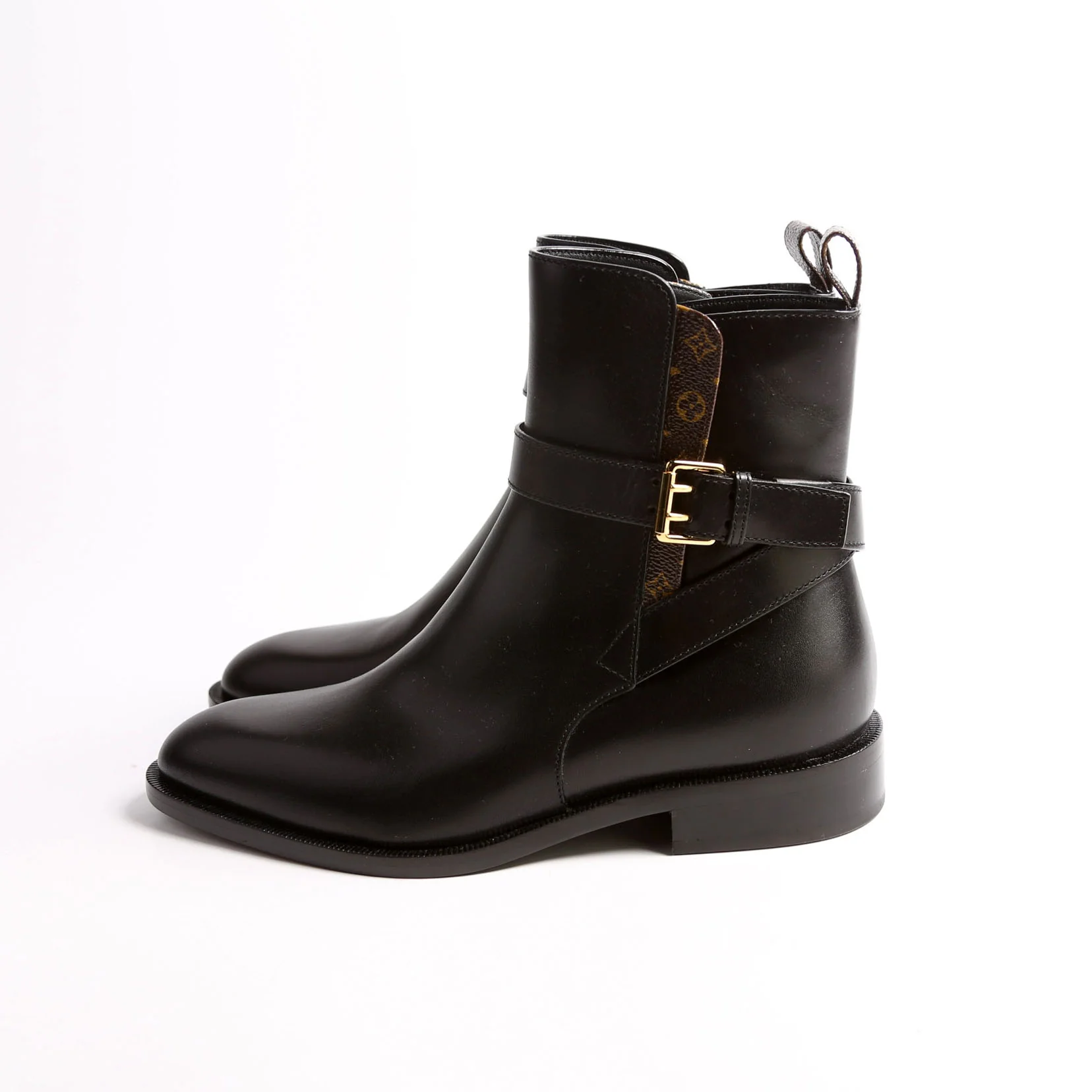 Westside Ankle Booties size 37 Black/Brown - Image 3