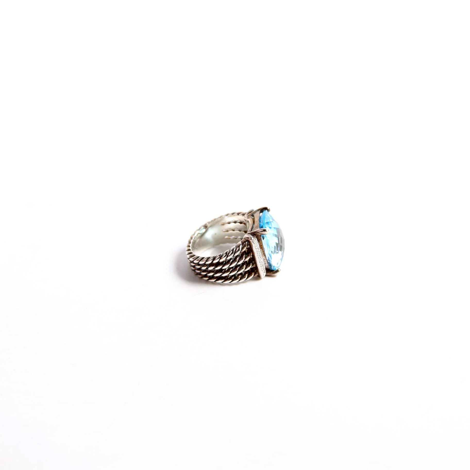 Wheaton Size 6 925/Topaz/Pave - Image 4