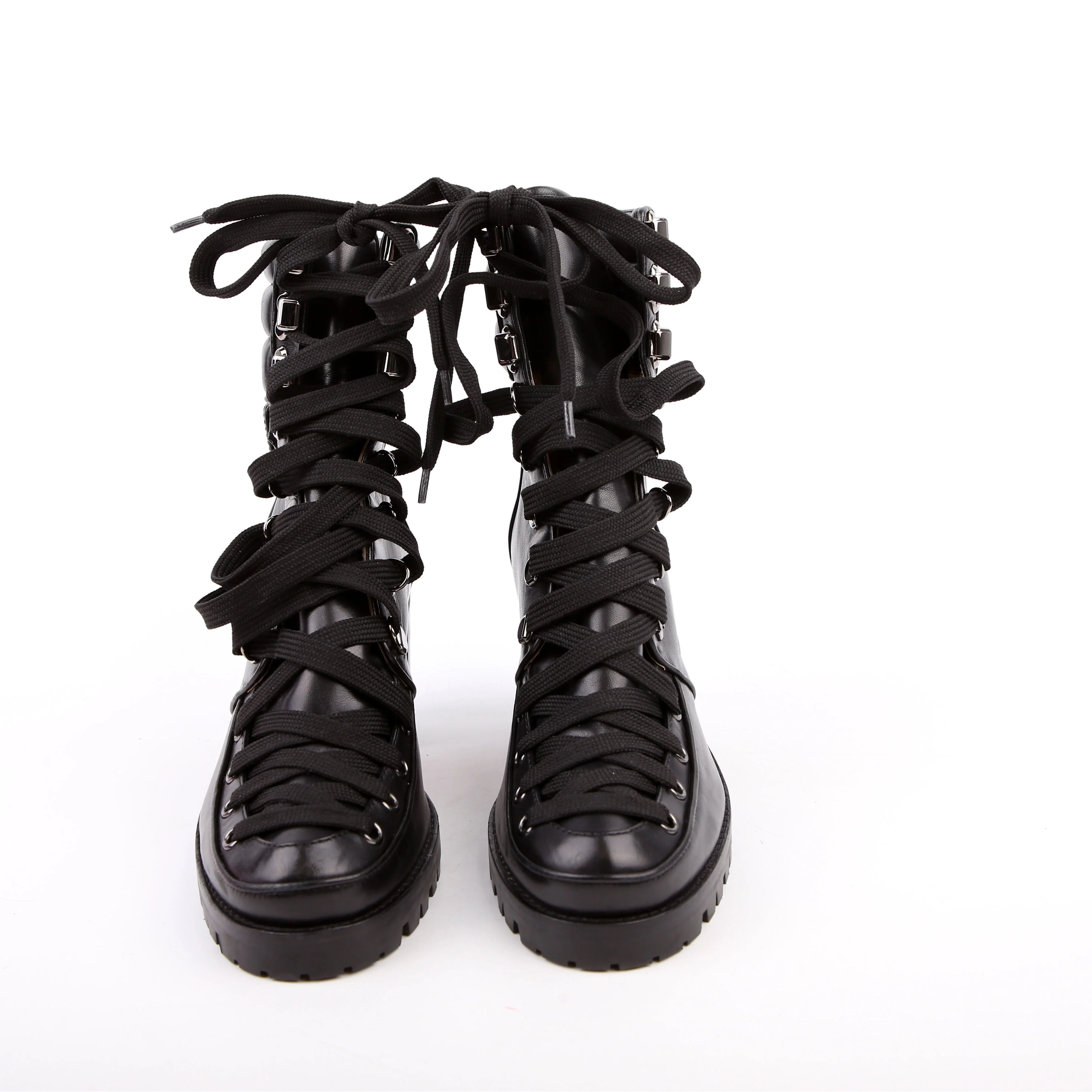 Who Runs Combat Boots Size 36 Black - Image 2