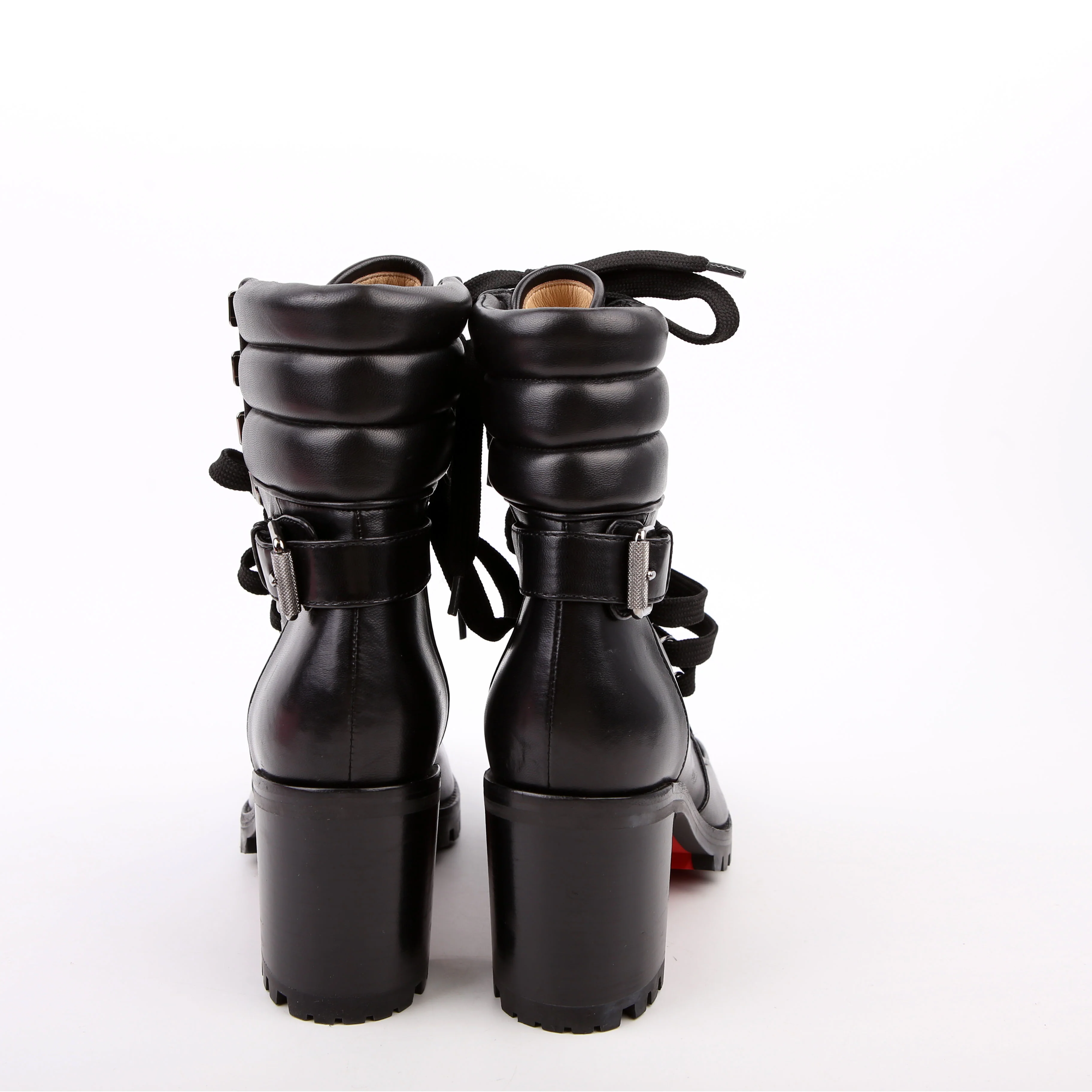 Who Runs Combat Boots Size 36 Black - Image 4