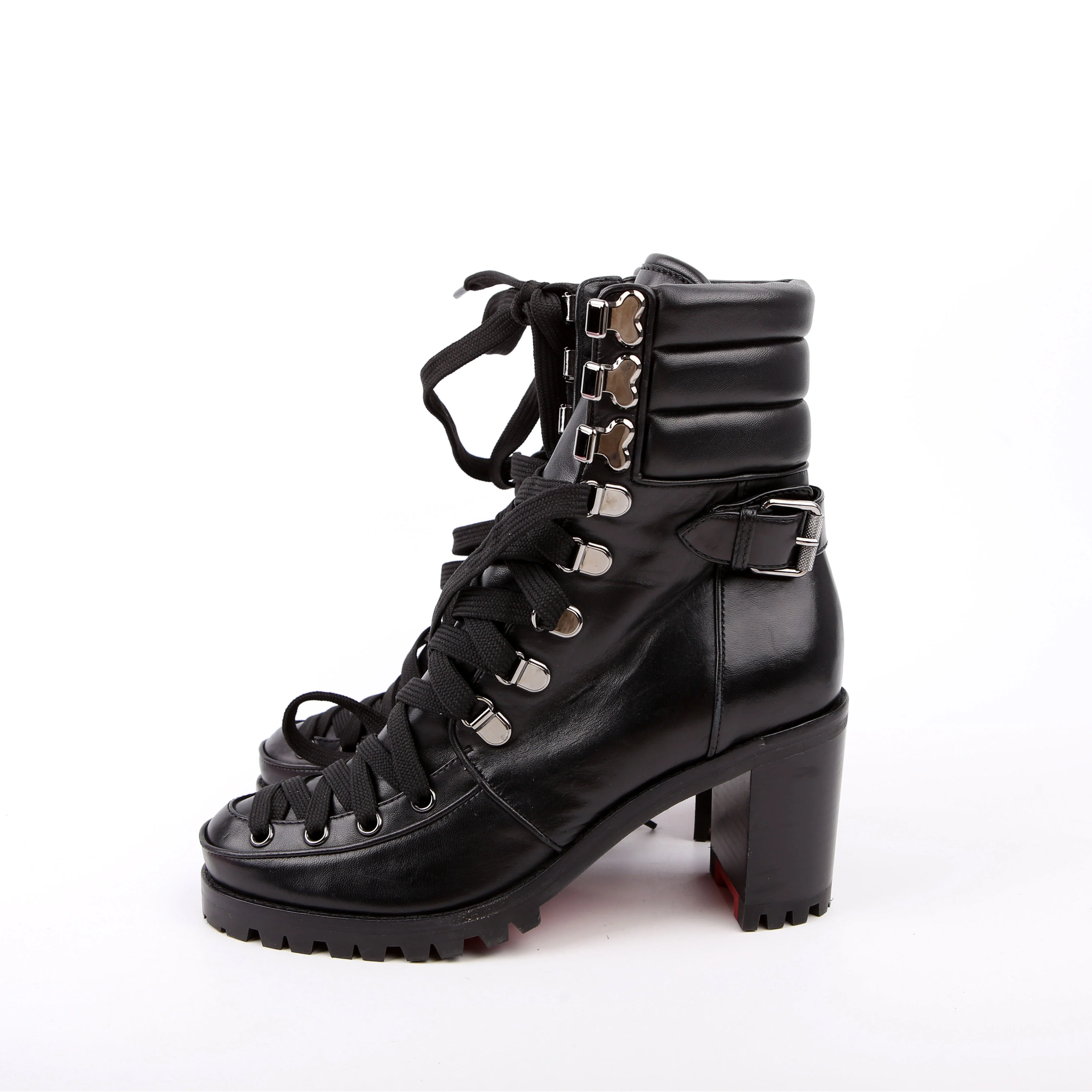 Who Runs Combat Boots Size 36 Black - Image 5
