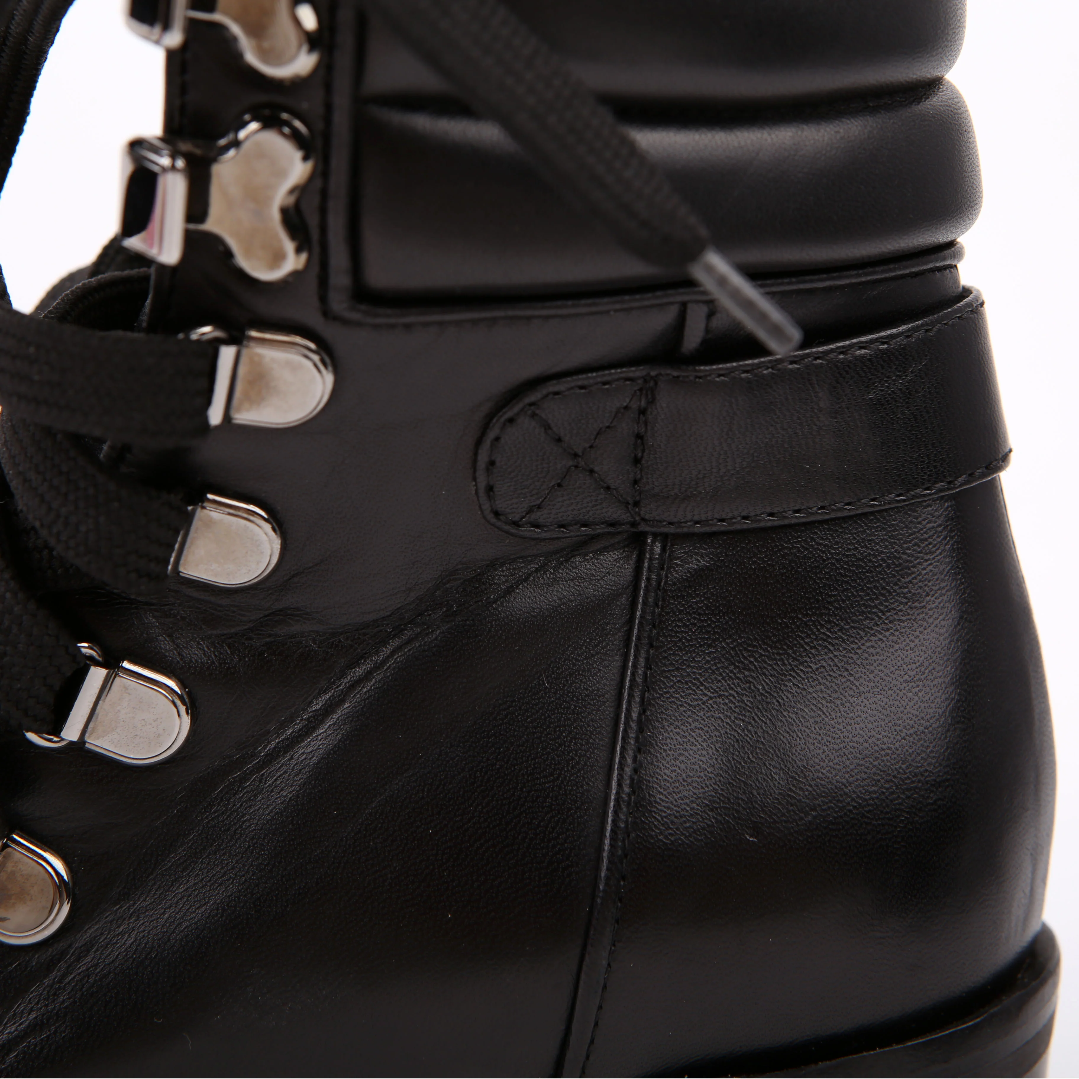 Who Runs Combat Boots Size 36 Black - Image 7