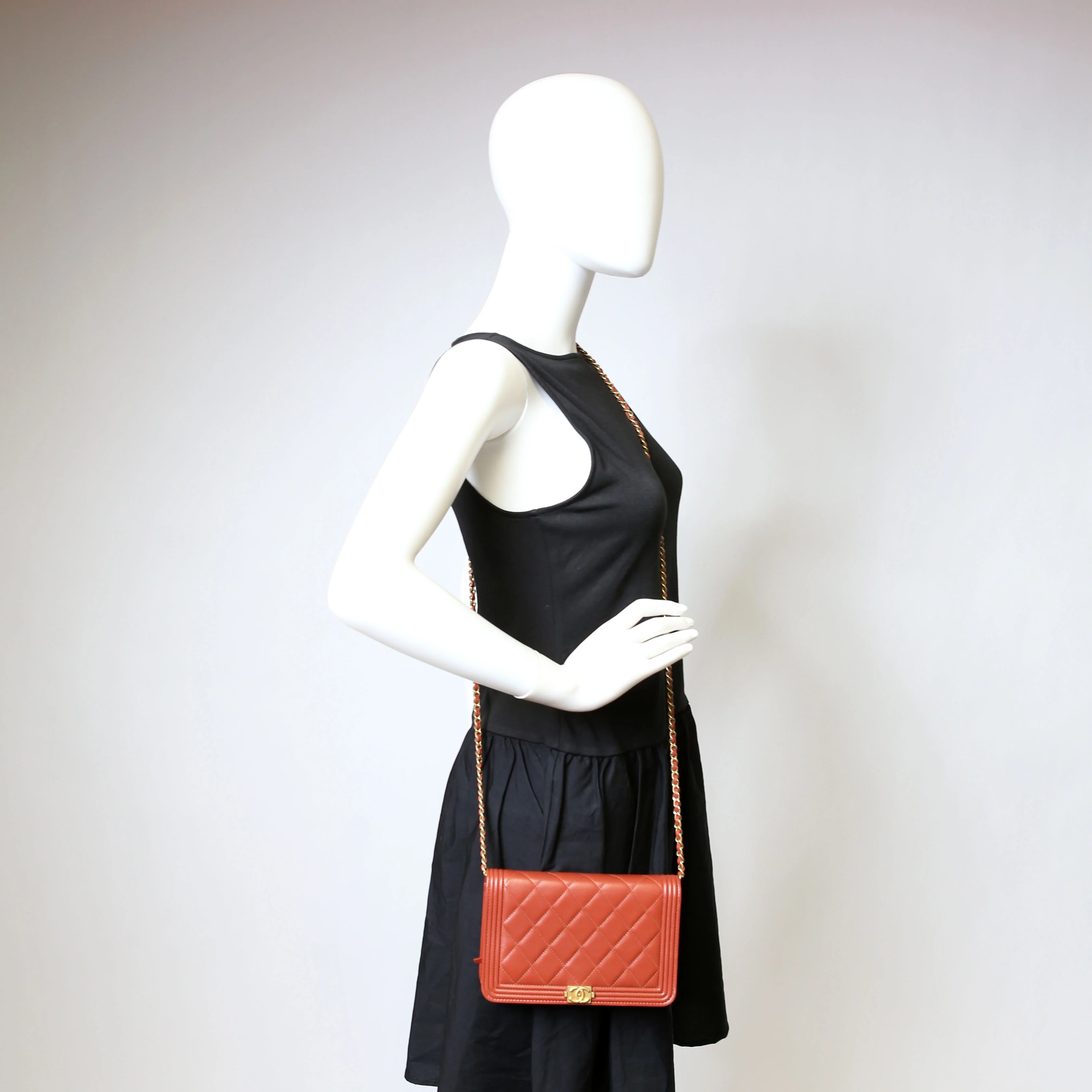 WOC Boy Lambskin Orange - Image 12
