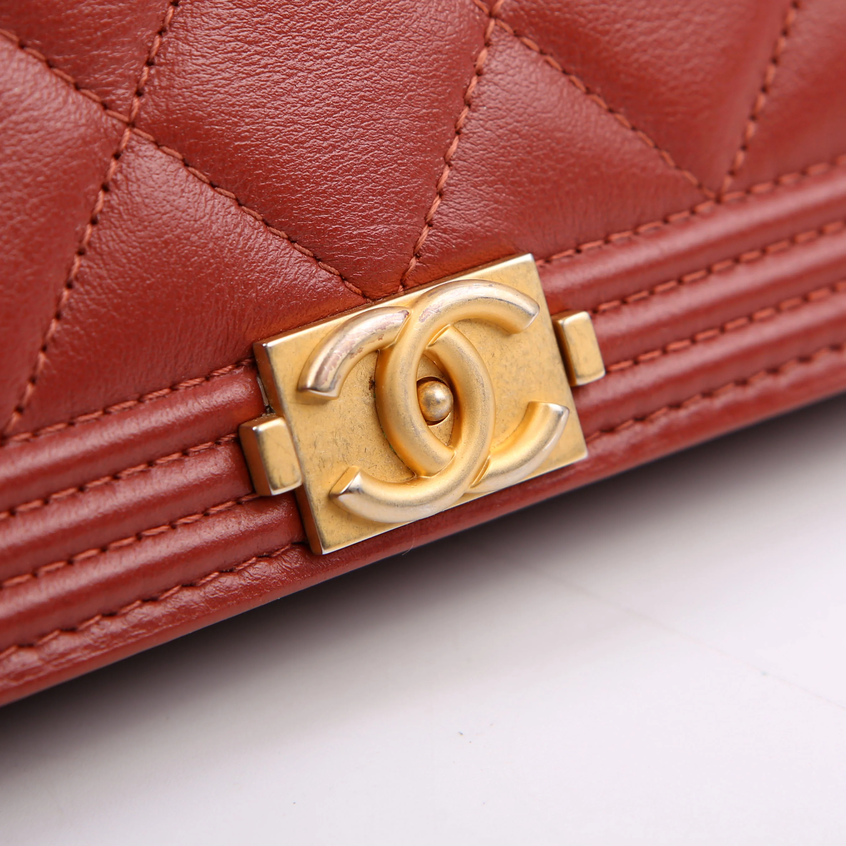 WOC Boy Lambskin Orange - Image 7