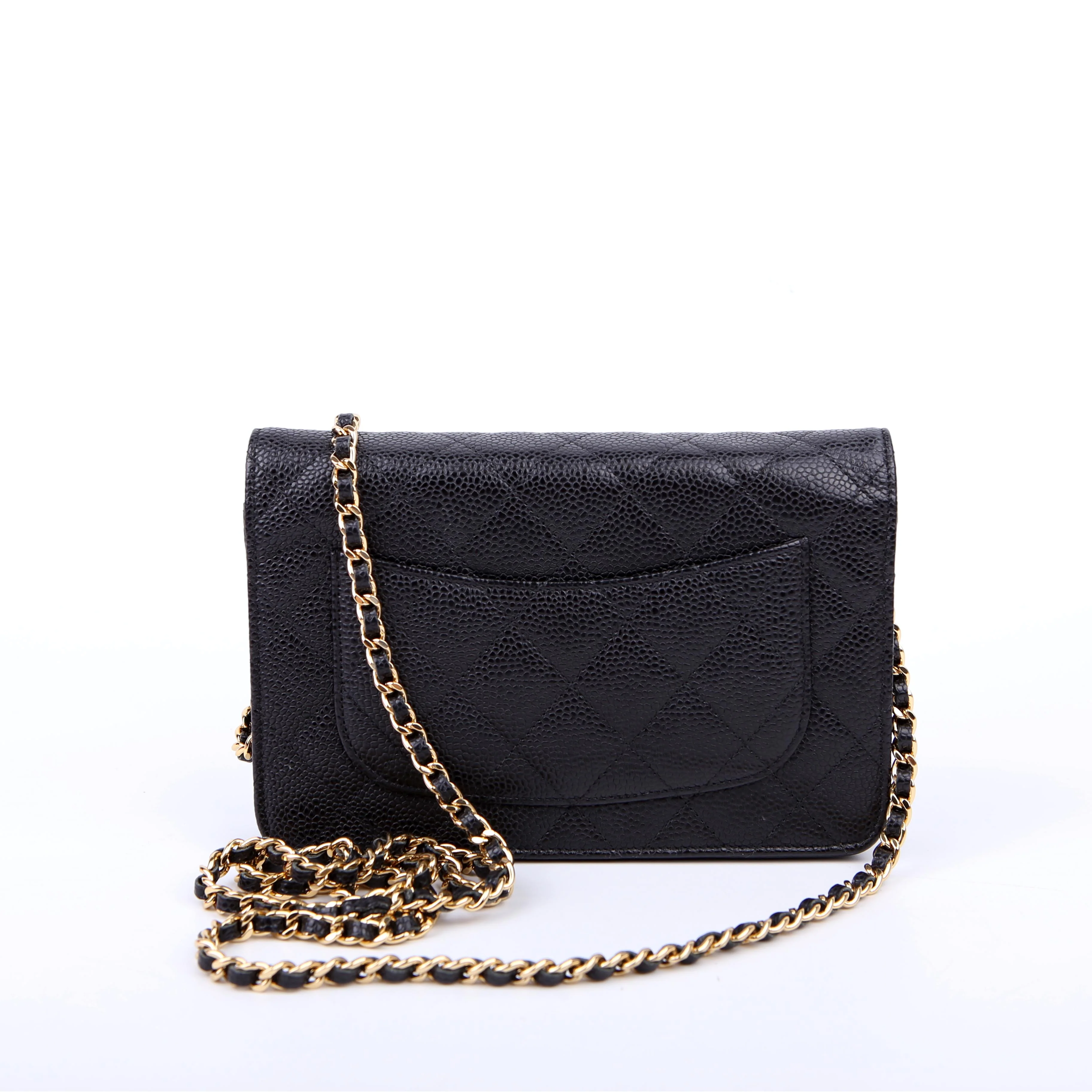 WOC Classic Quilted Caviar 20M Black - Image 3