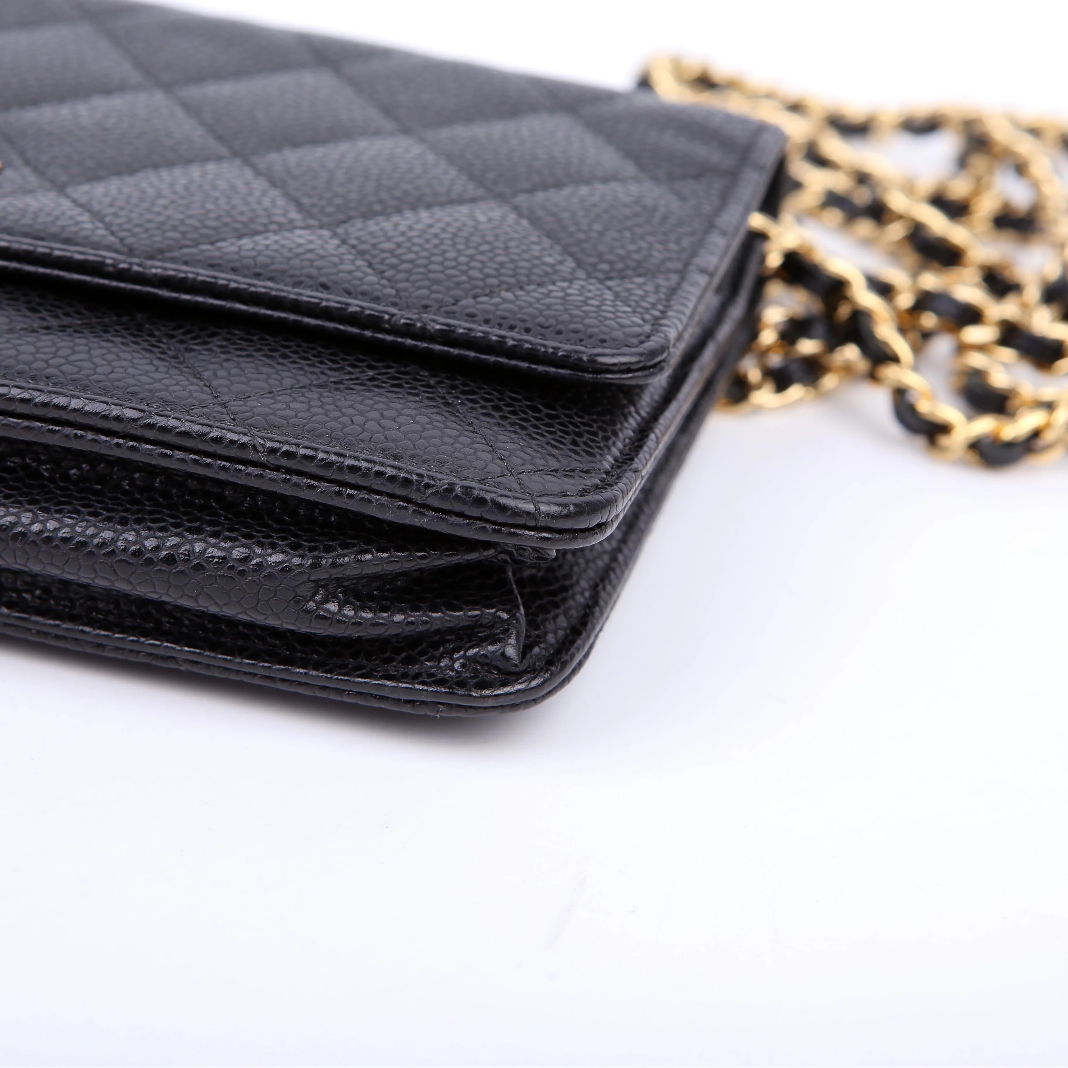 WOC Classic Quilted Caviar 20M Black - Image 6