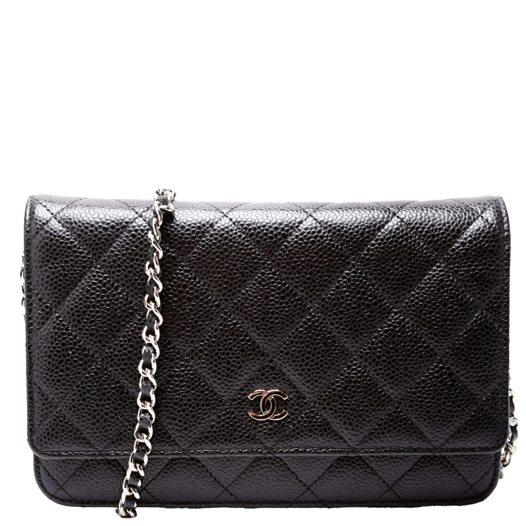 WOC Classic Quilted Caviar Black