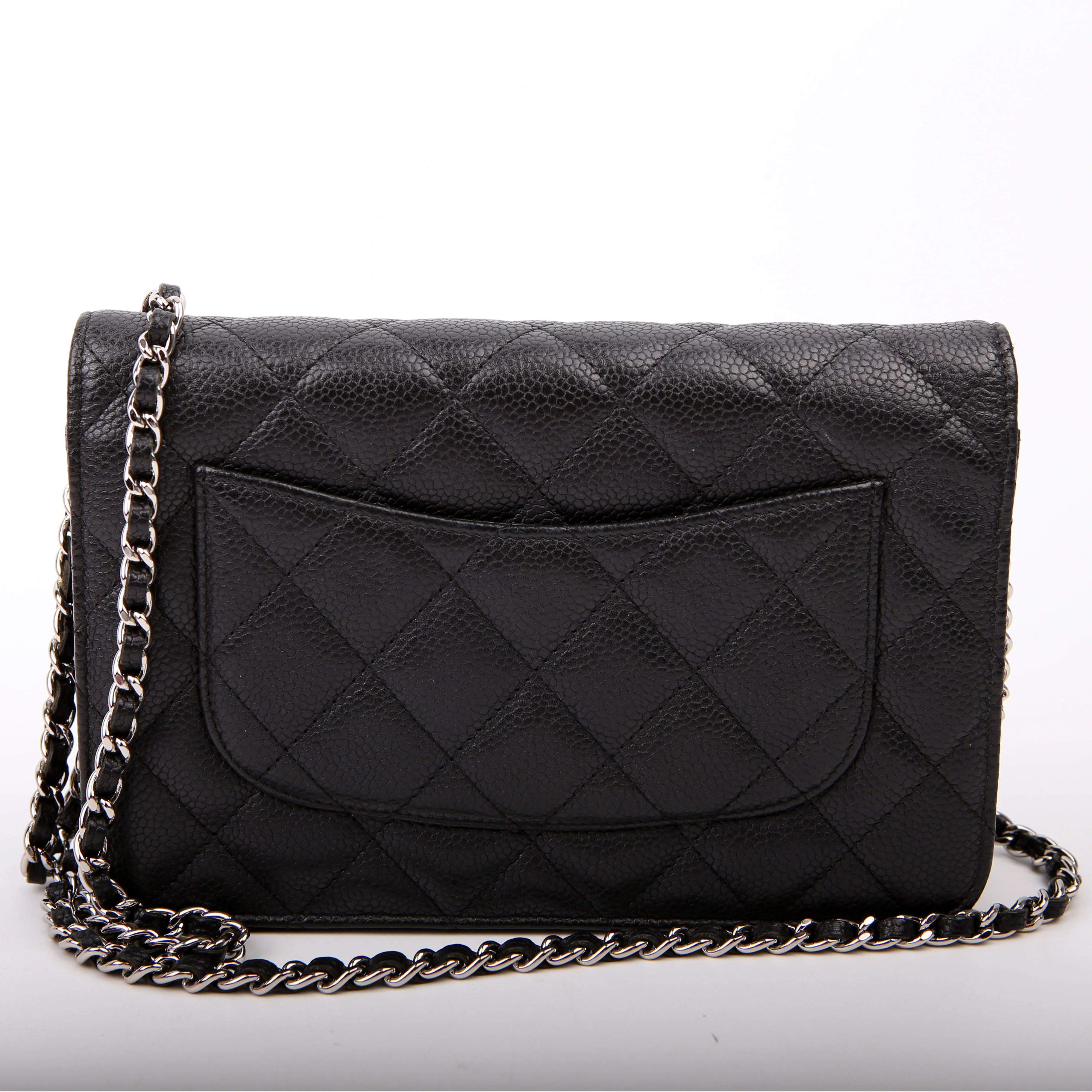 WOC Classic Quilted Caviar Black - Image 3