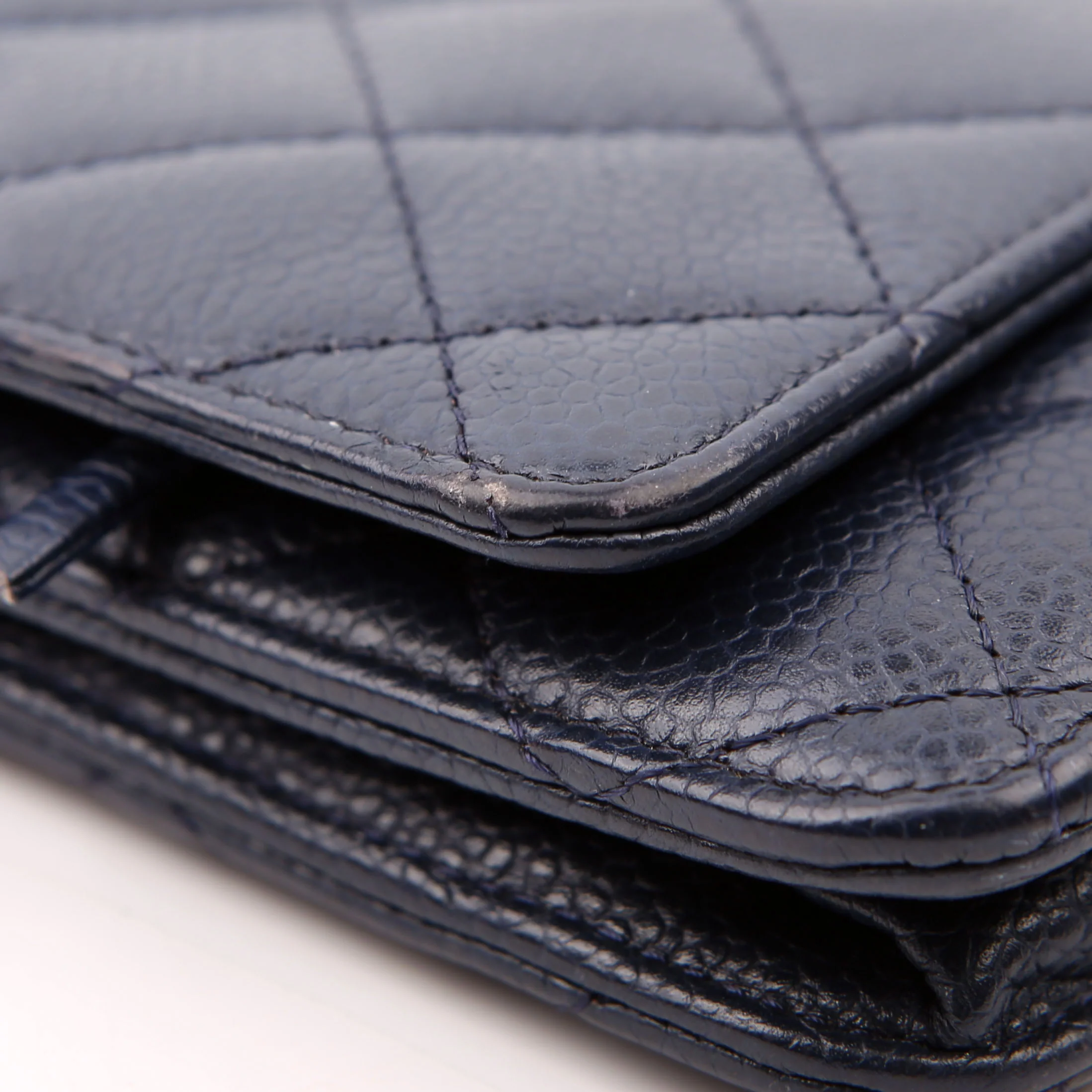 WOC Classic Quilted Caviar Navy - Image 8