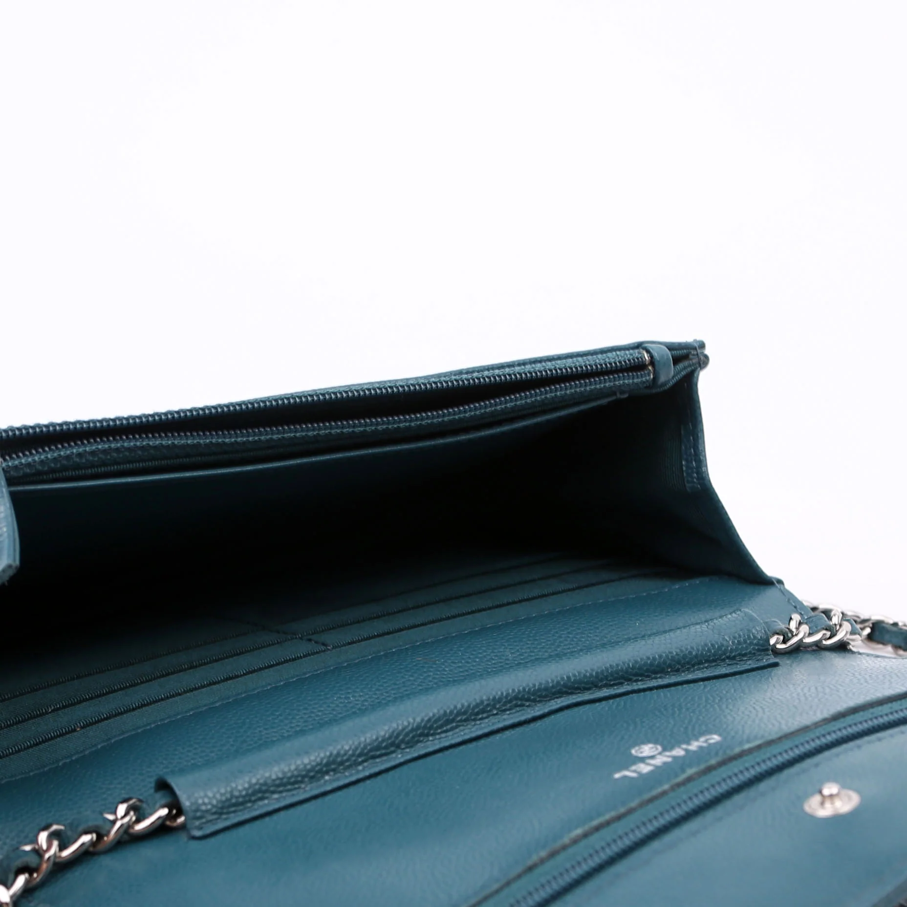 WOC Classic Quilted Caviar Teal - Image 10