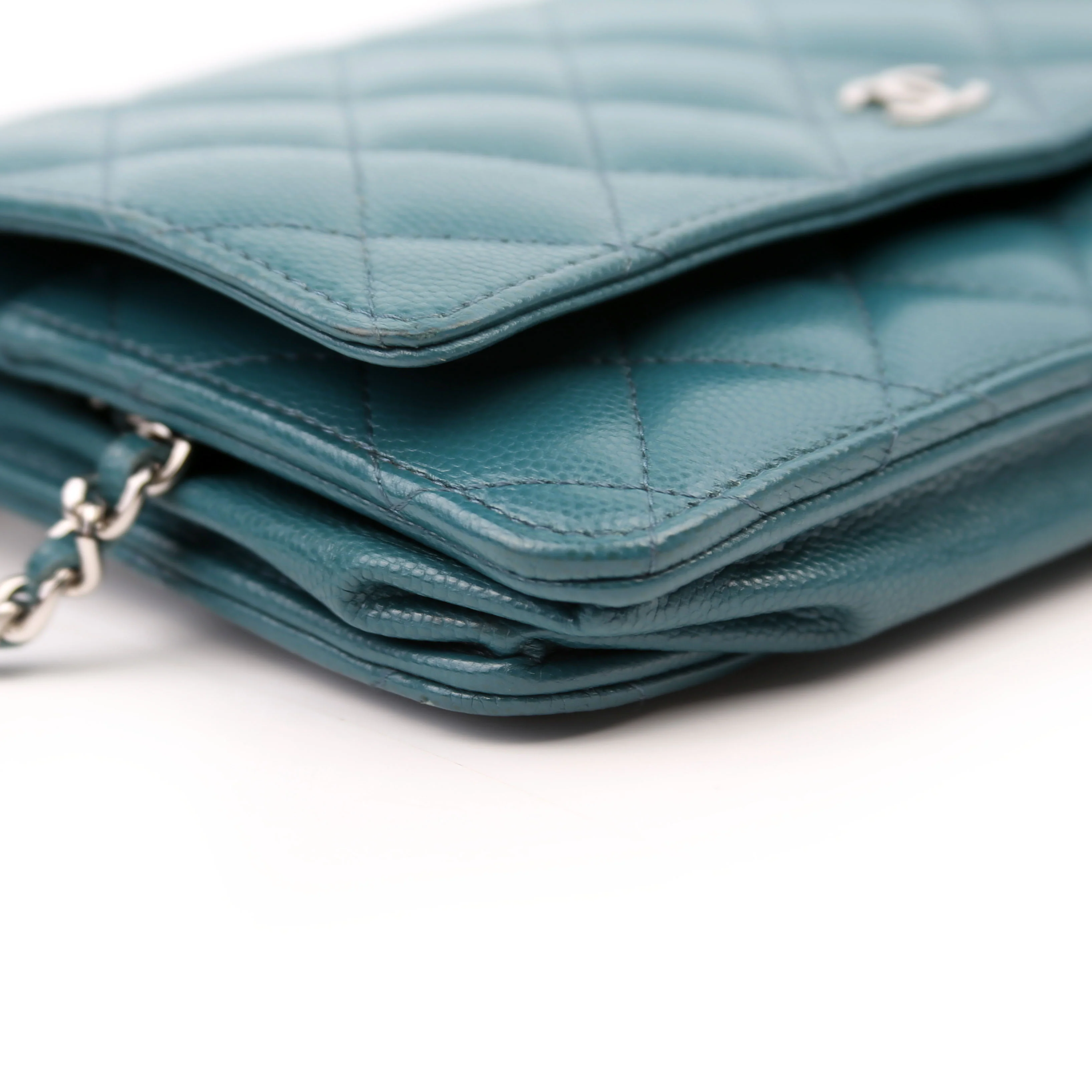 WOC Classic Quilted Caviar Teal - Image 6