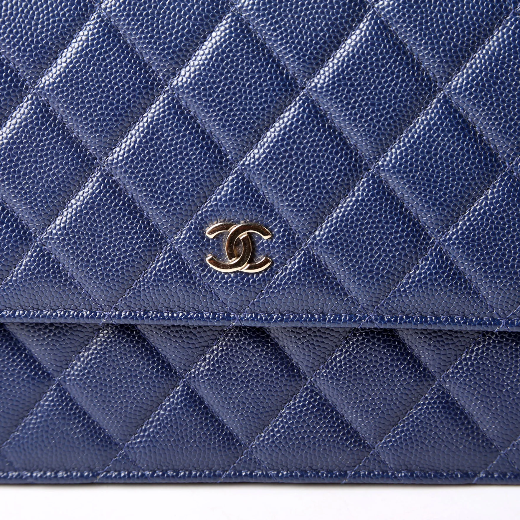 WOC Classic Quilted Square Caviar 24M Blue - Image 10