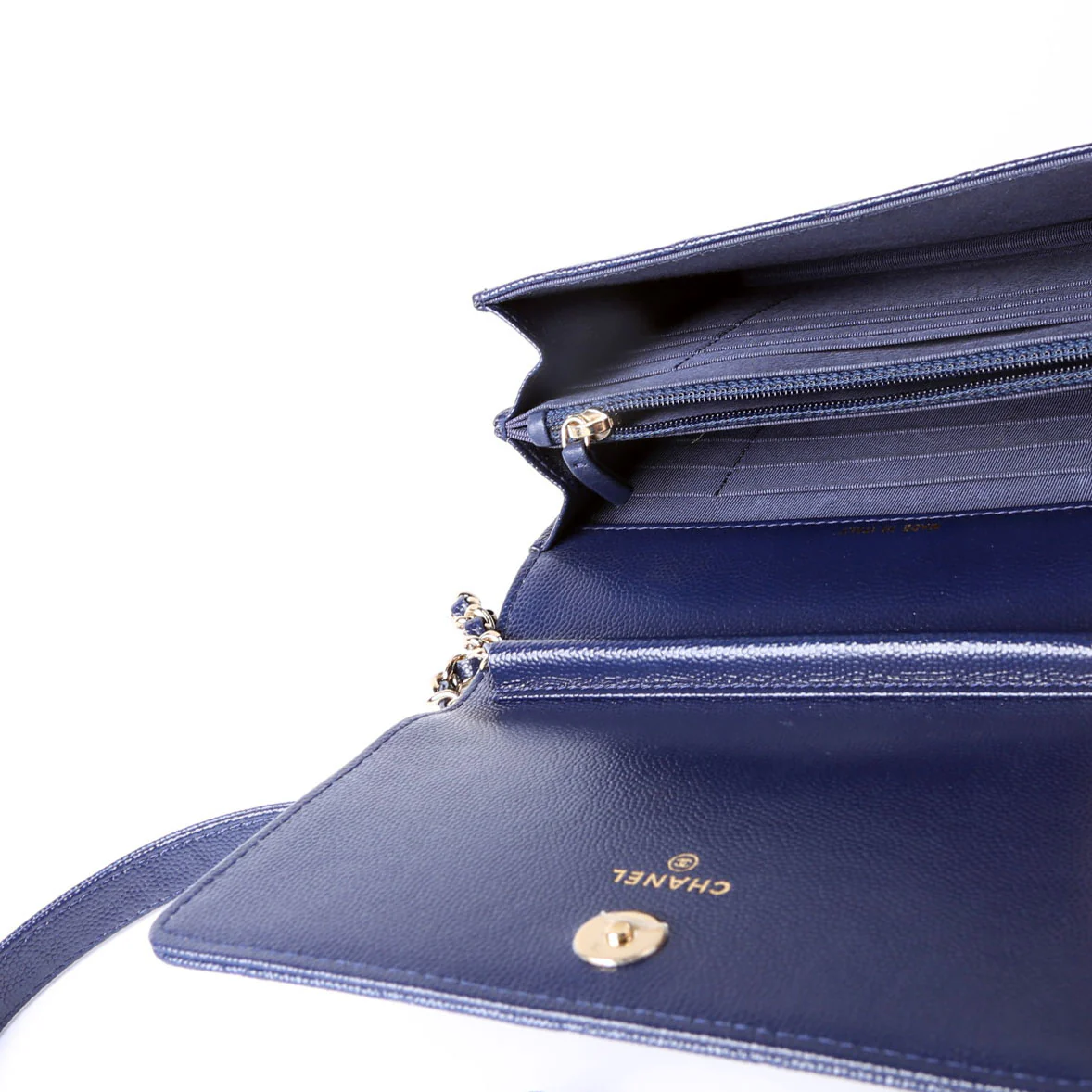 WOC Classic Quilted Square Caviar 24M Blue - Image 12