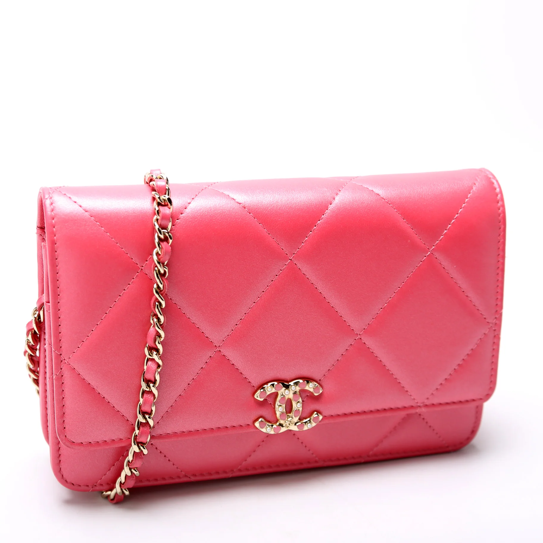 WOC Pearl CC Lambskin Pink - Image 2