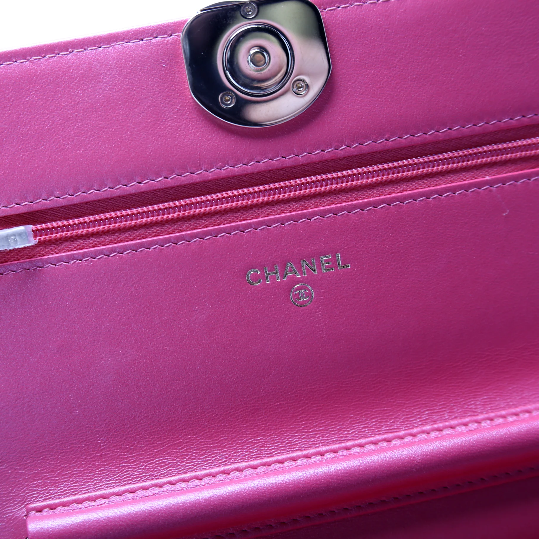 WOC Pearl CC Lambskin Pink - Image 8