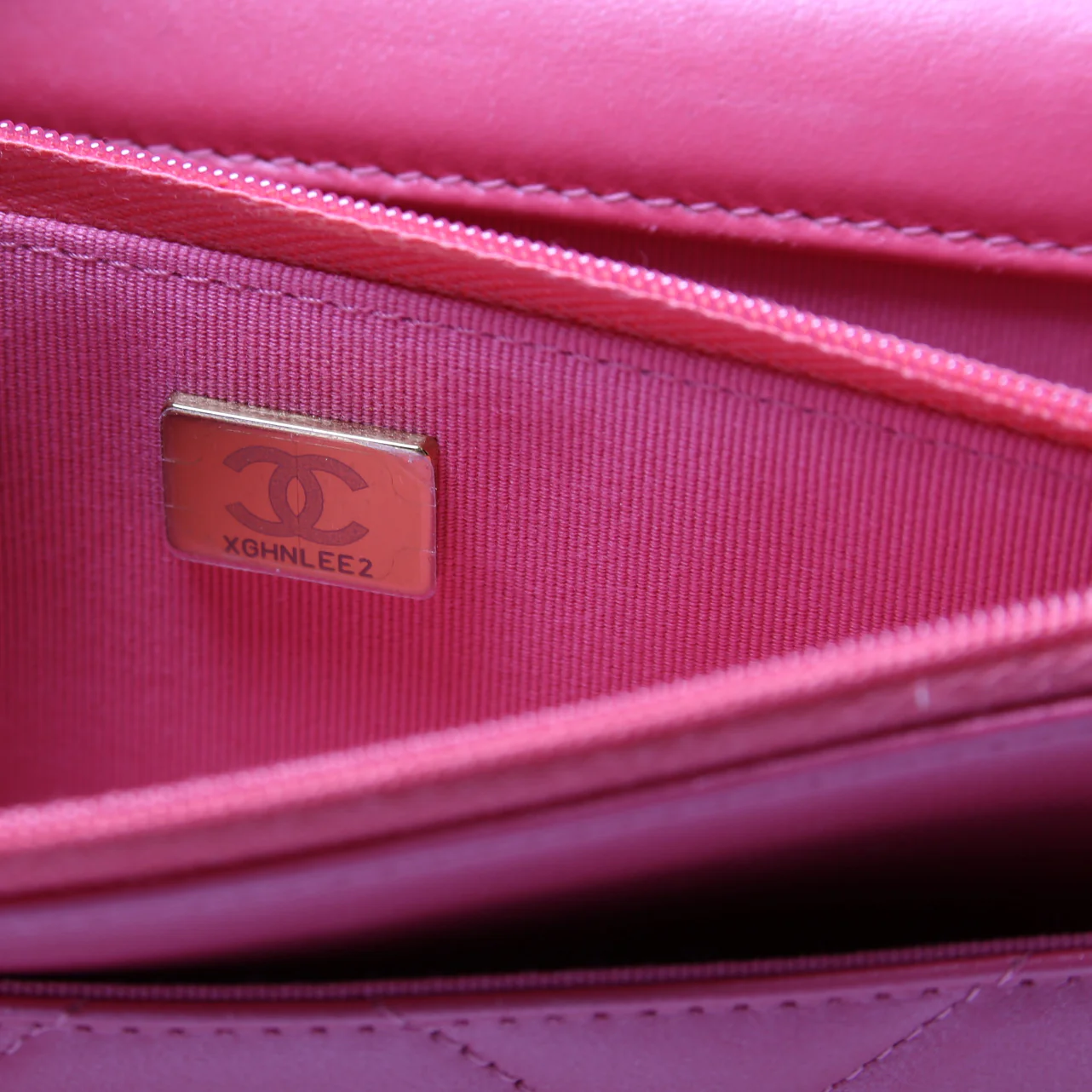 WOC Pearl CC Lambskin Pink - Image 9