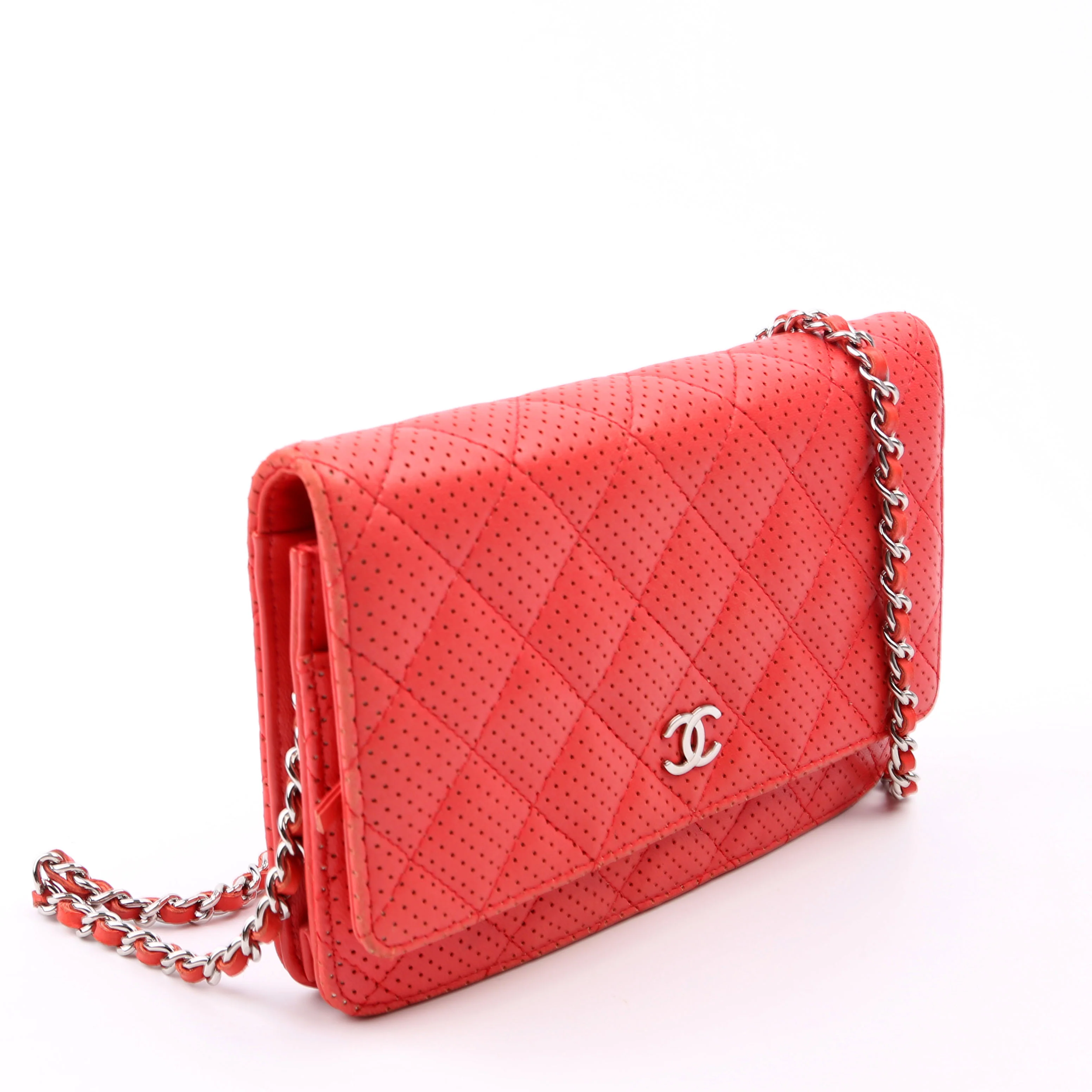 WOC Perforated Leather 11M Coral - Image 2