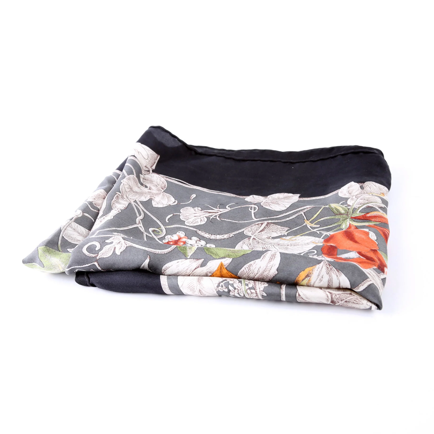 Wonder Garden Square Silk Scarf Mulicolor - Image 2