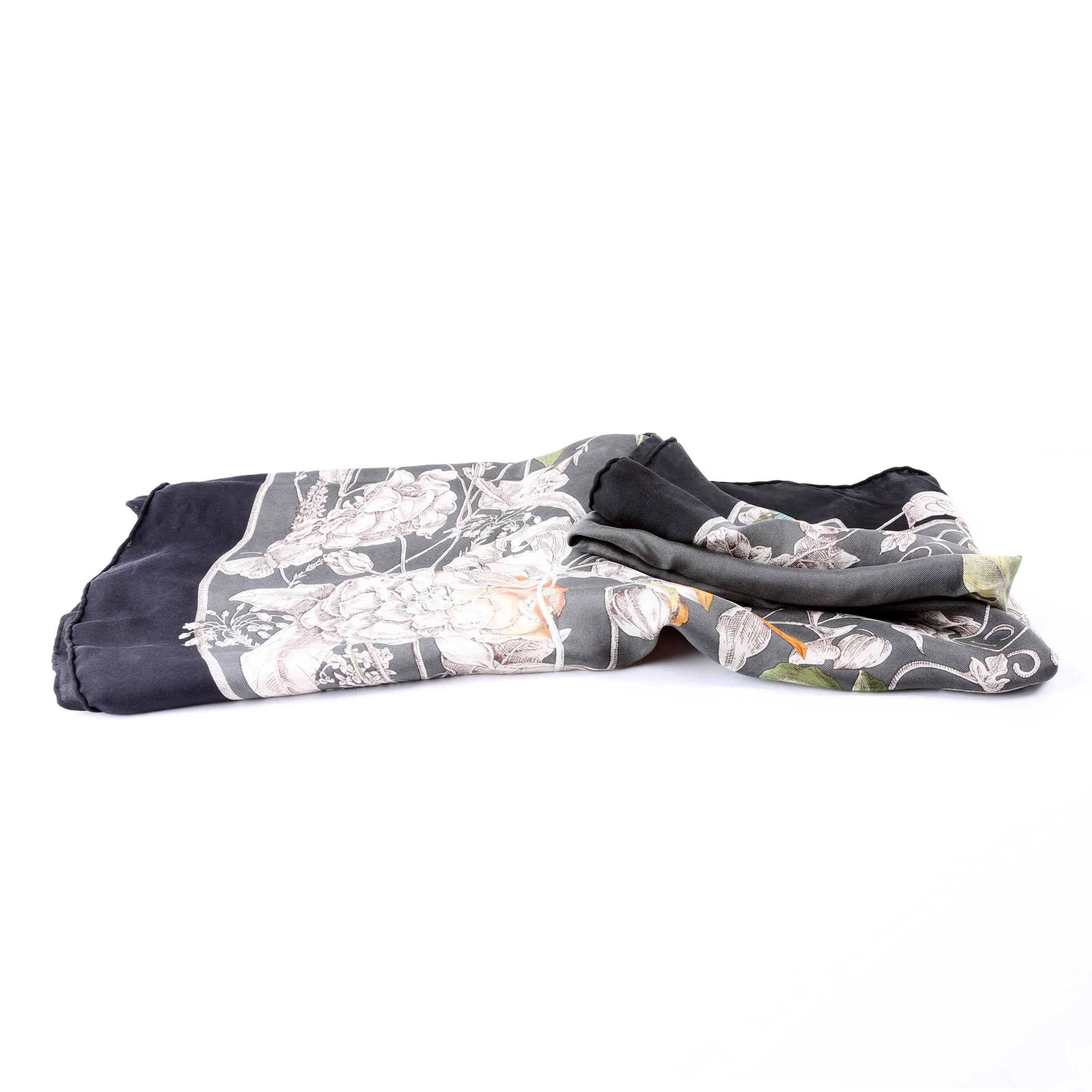 Wonder Garden Square Silk Scarf Mulicolor - Image 3