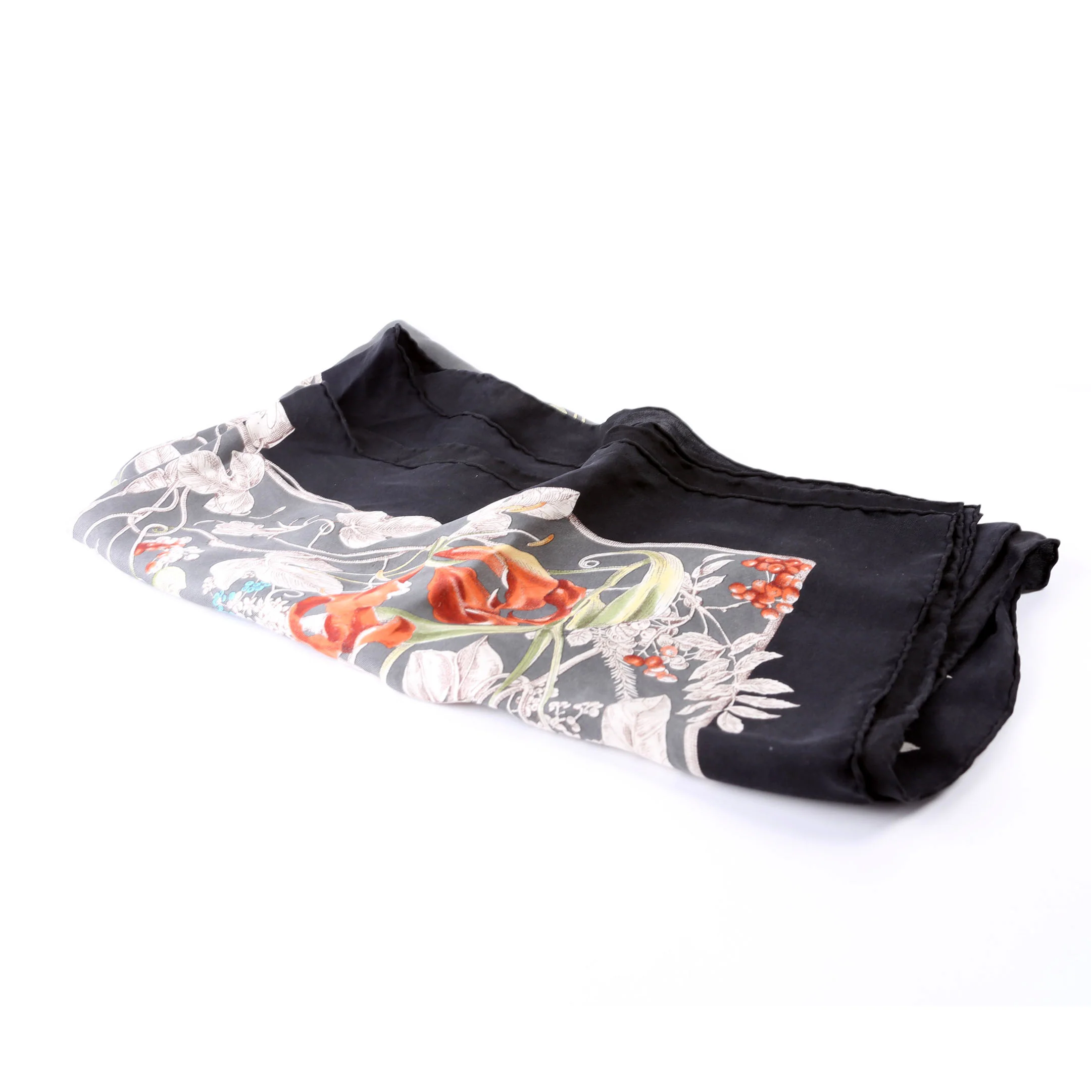 Wonder Garden Square Silk Scarf Mulicolor - Image 4