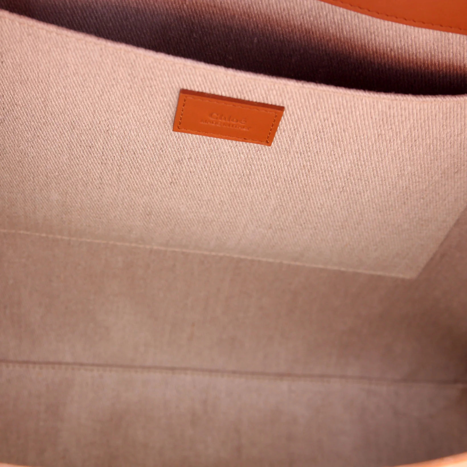 Woody Leather Tote Large Brown - Image 8