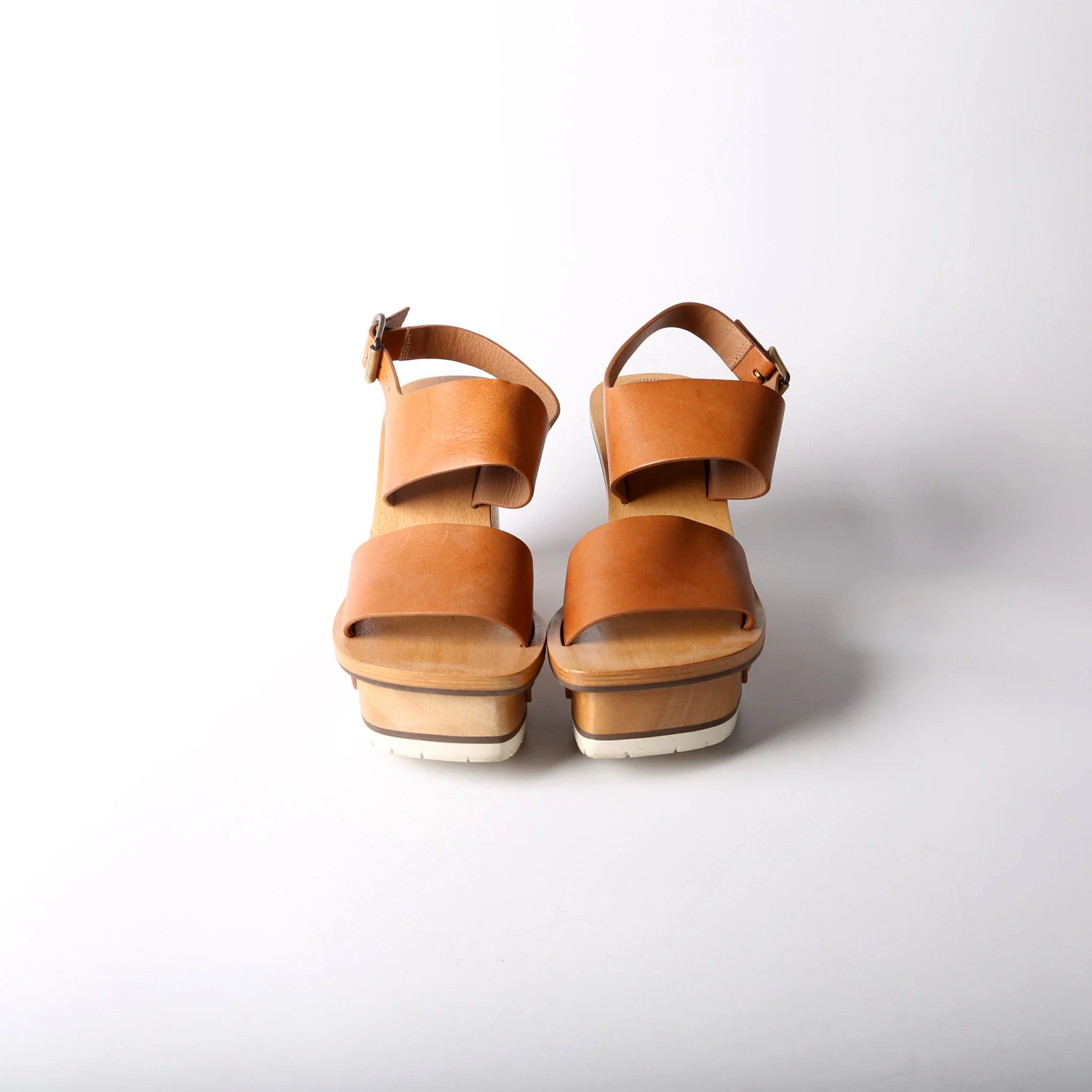 Woody Platform Wedge Size 38 Brown - Image 2