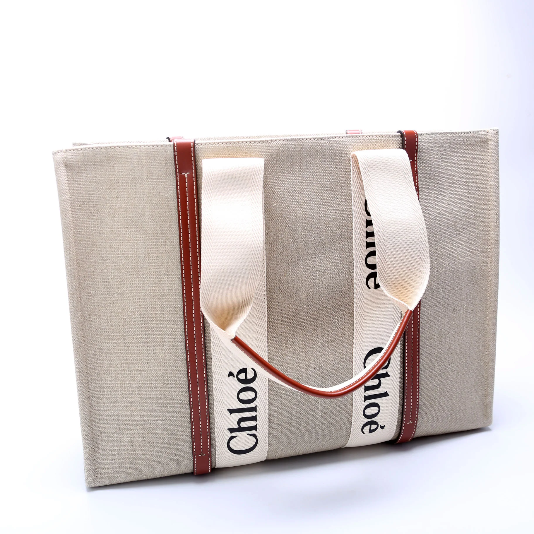 Woody Ribbon Tote Large - Image 2