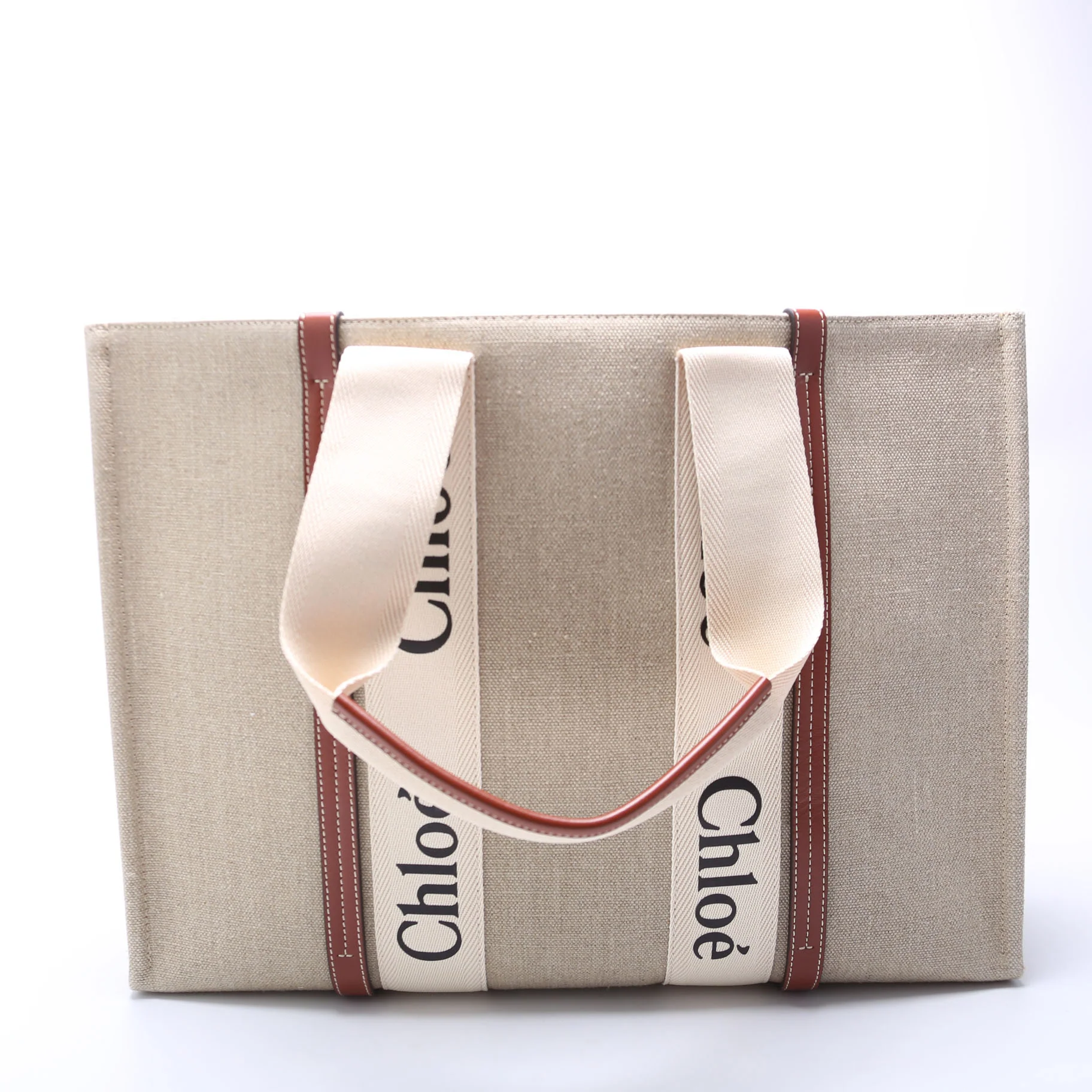 Woody Ribbon Tote Large - Image 3