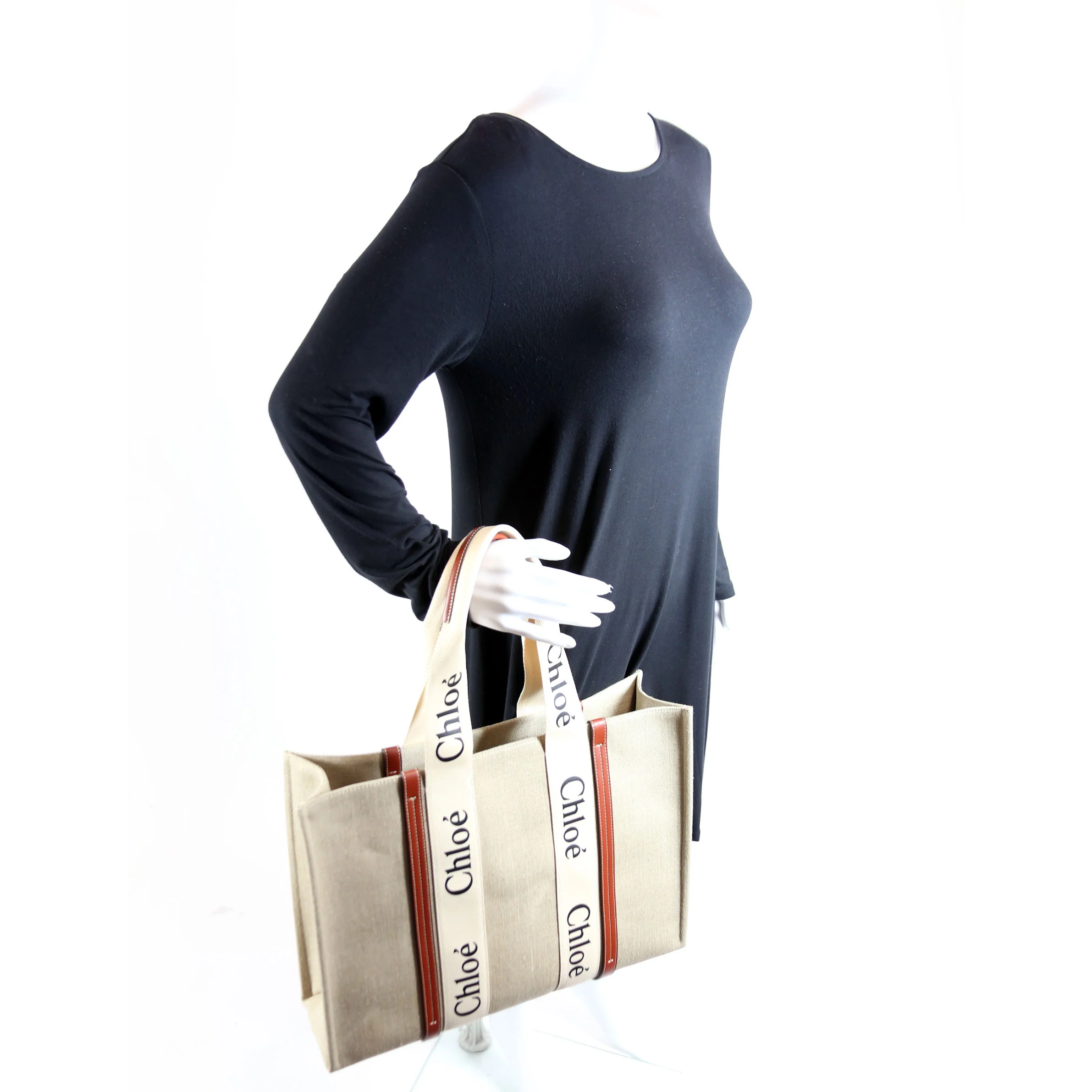 Woody Ribbon Tote Large - Image 9
